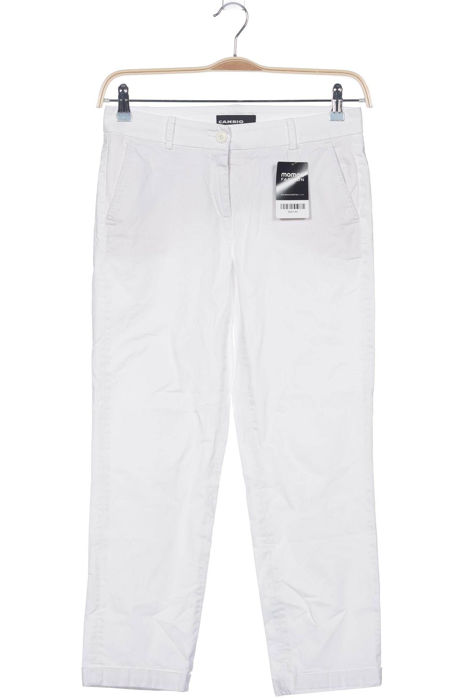 

Cambio Damen Stoffhose, weiß, Gr. 28