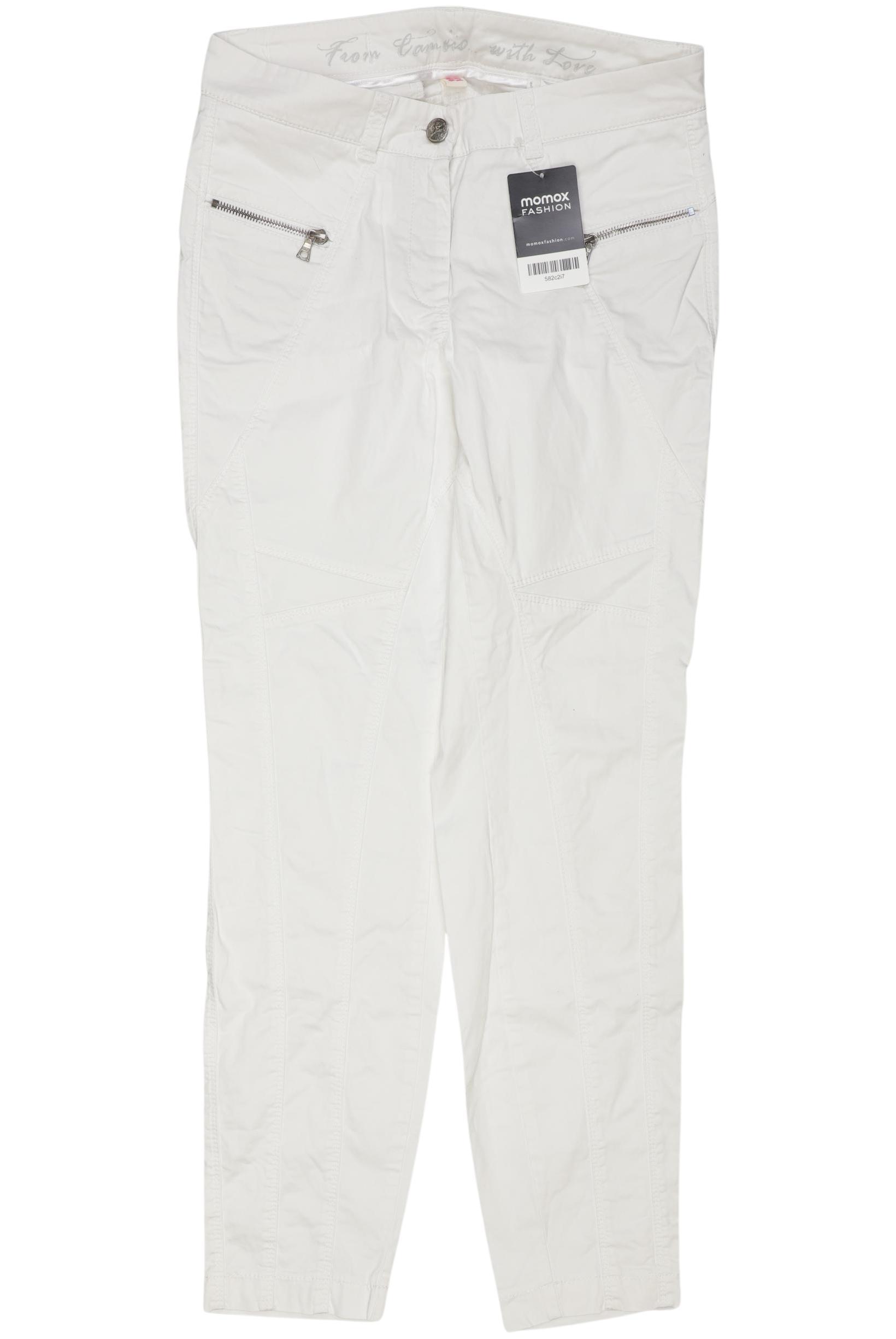 

Cambio Damen Stoffhose, weiß, Gr. 32