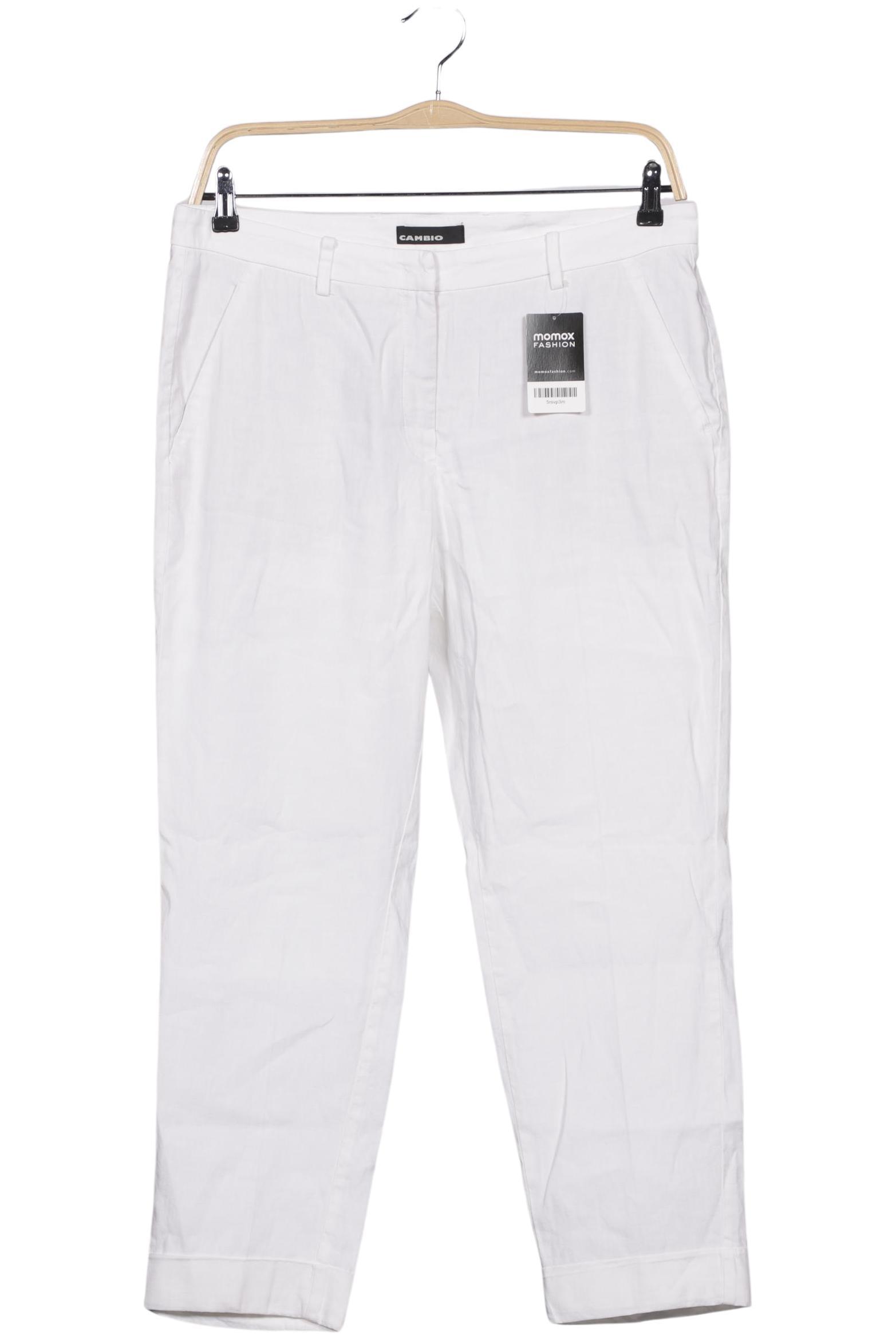 

Cambio Damen Stoffhose, weiß, Gr. 35