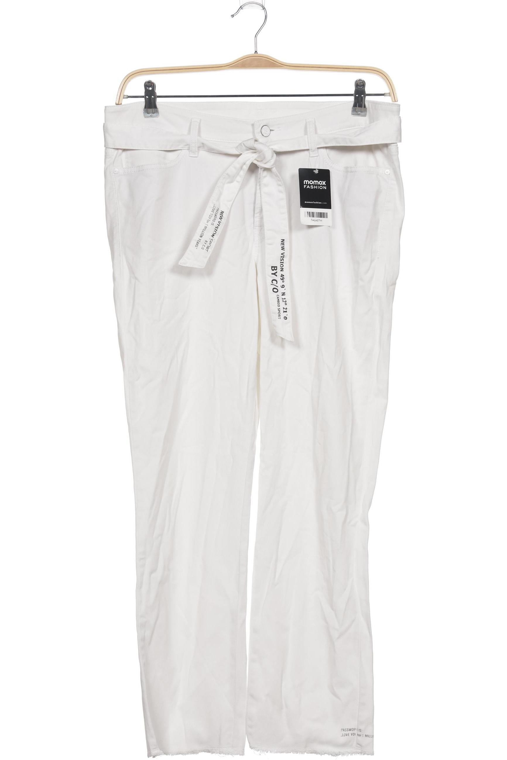 

Cambio Damen Stoffhose, weiß, Gr. 42