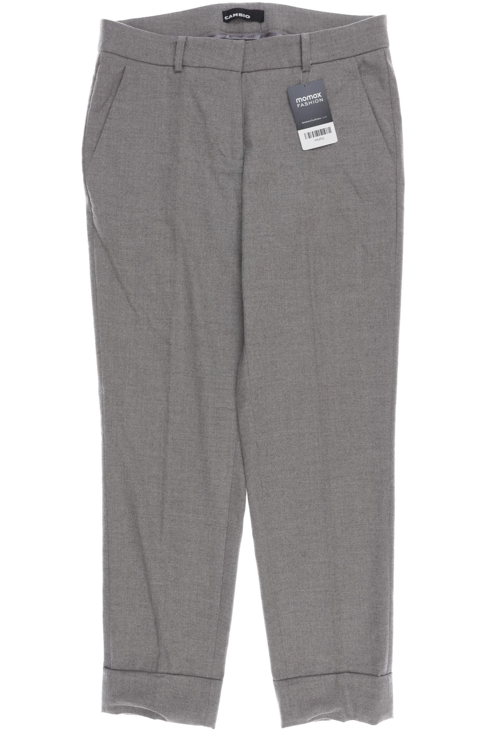 

Cambio Damen Stoffhose, grau, Gr. 31