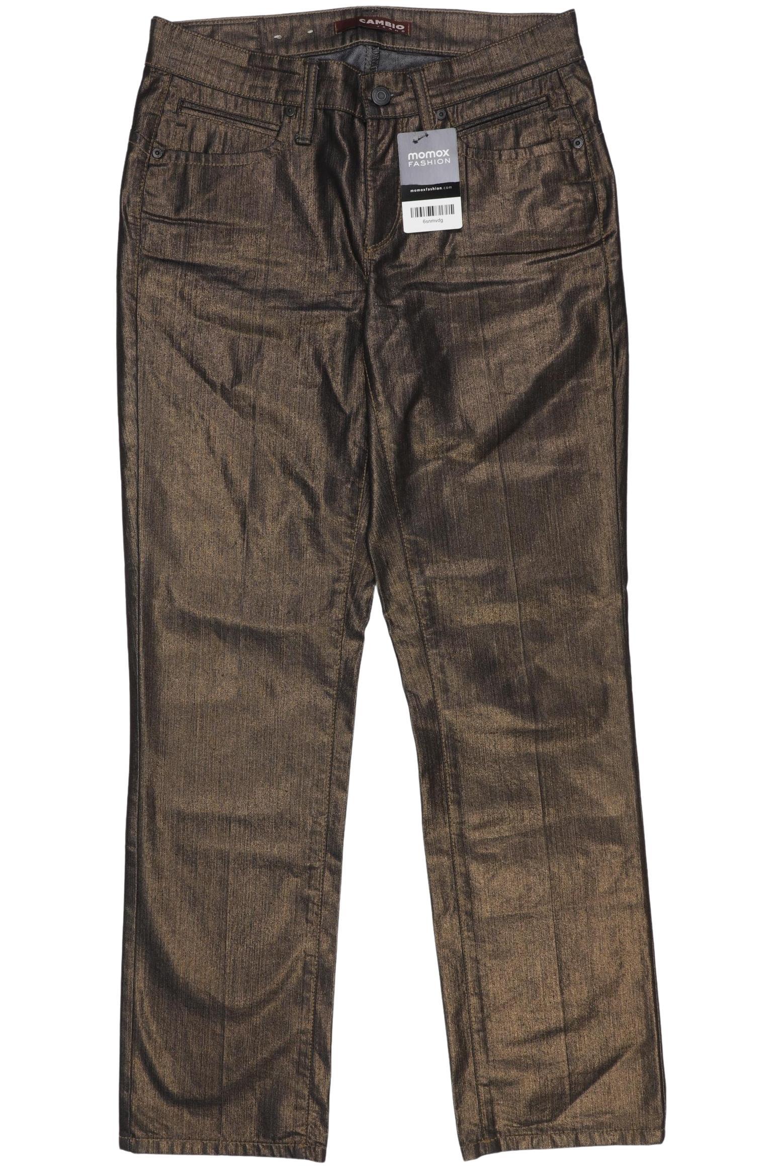 

Cambio Damen Stoffhose, gold, Gr. 34