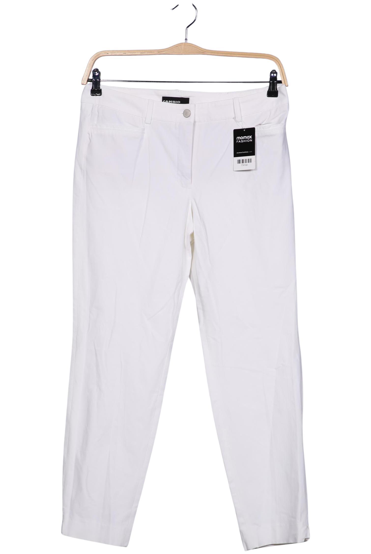

Cambio Damen Stoffhose, weiß, Gr. 32