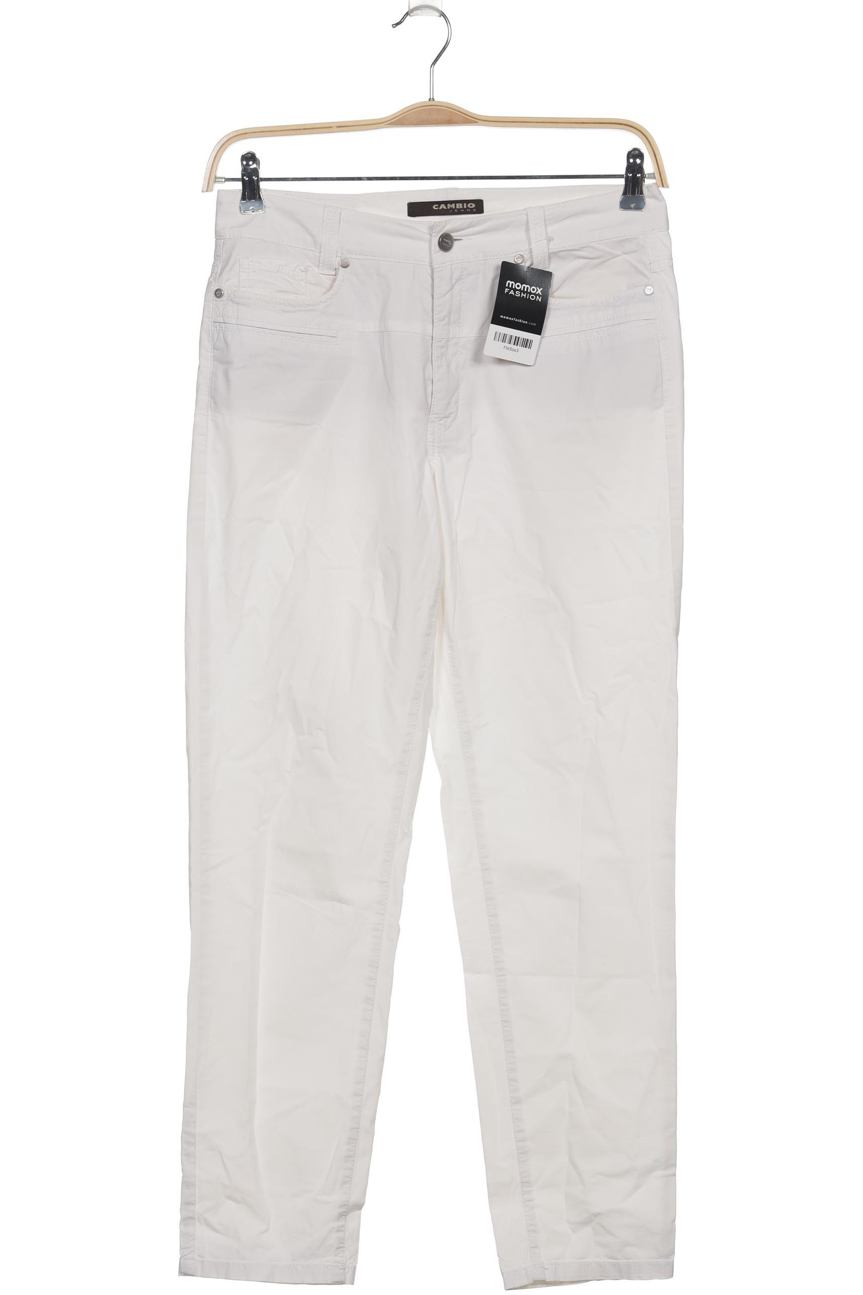 

Cambio Damen Stoffhose, weiß, Gr. 38