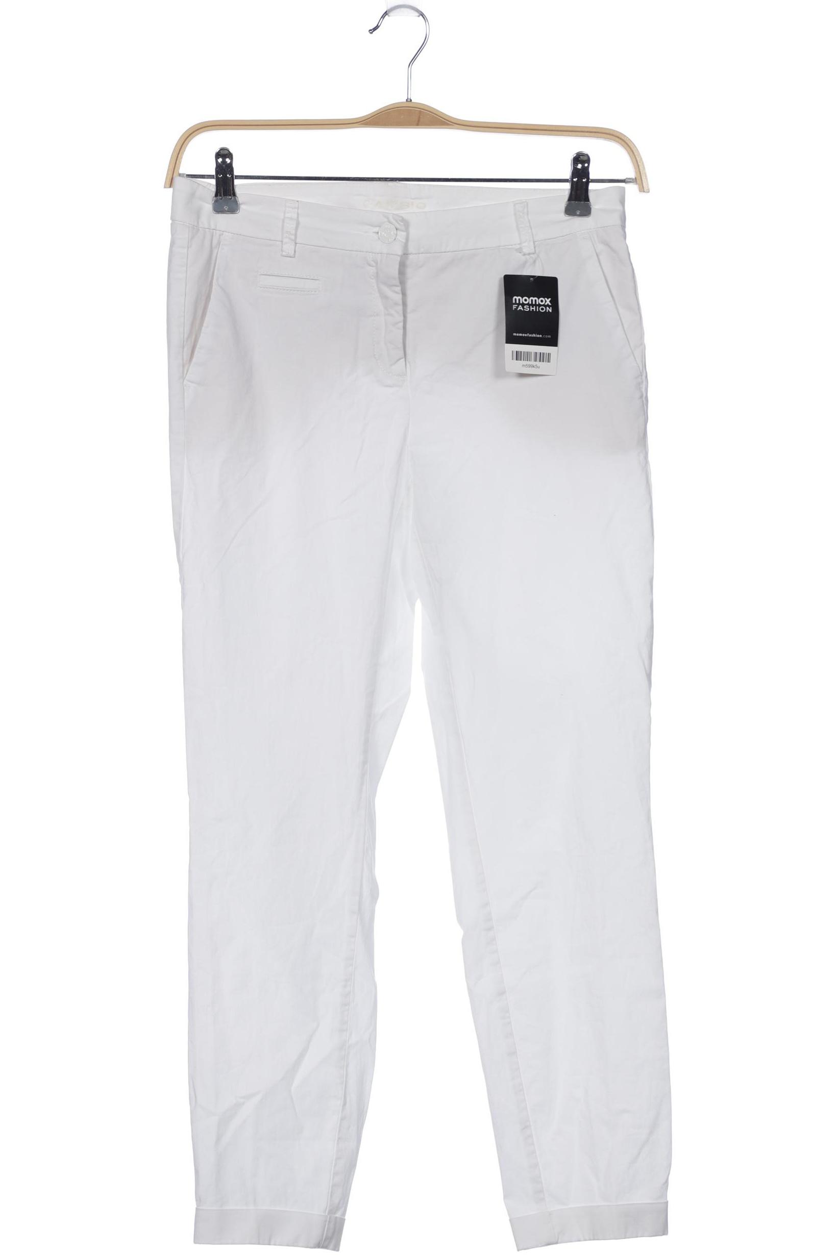 

Cambio Damen Stoffhose, weiß, Gr. 36