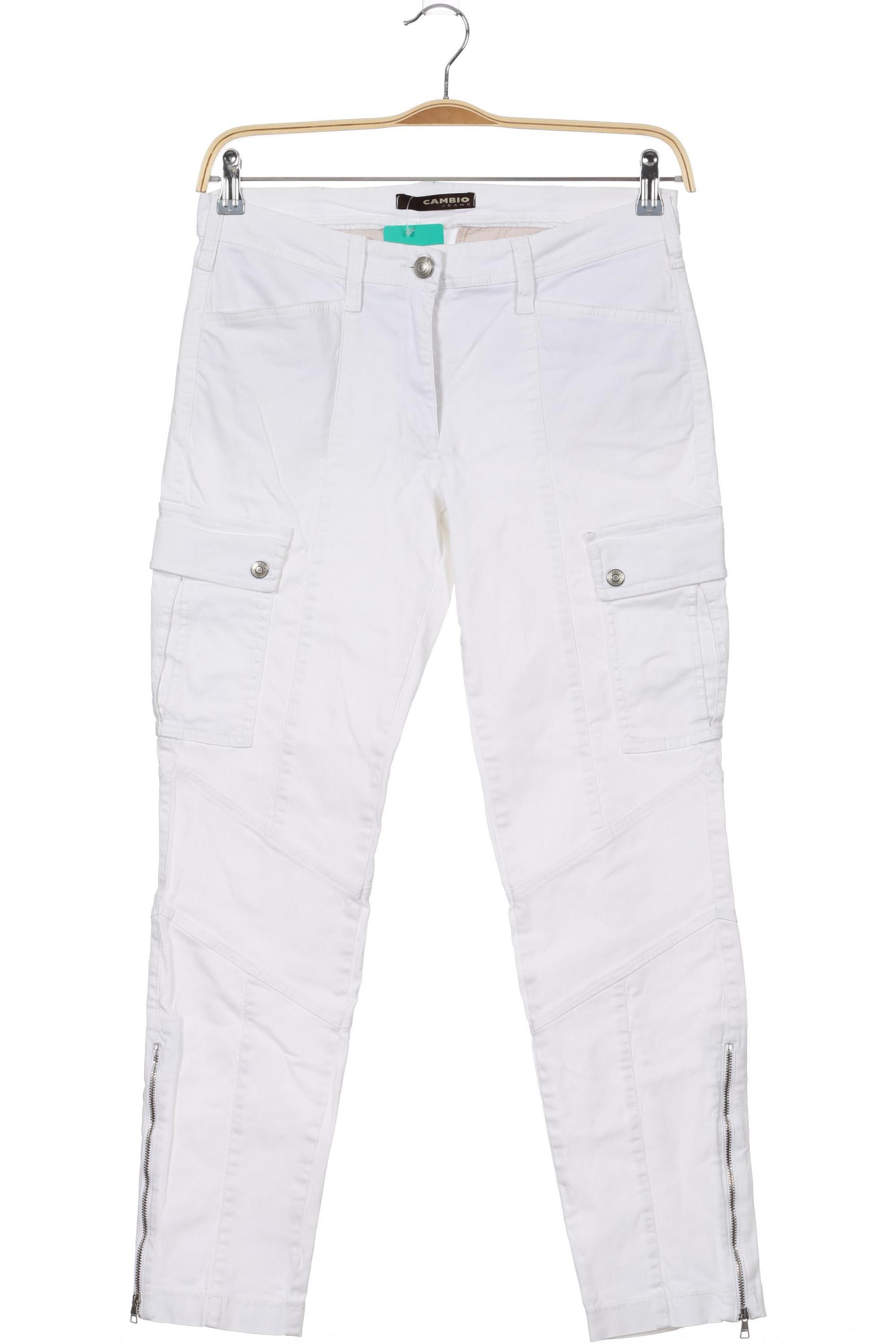 

Cambio Damen Stoffhose, weiß, Gr. 40