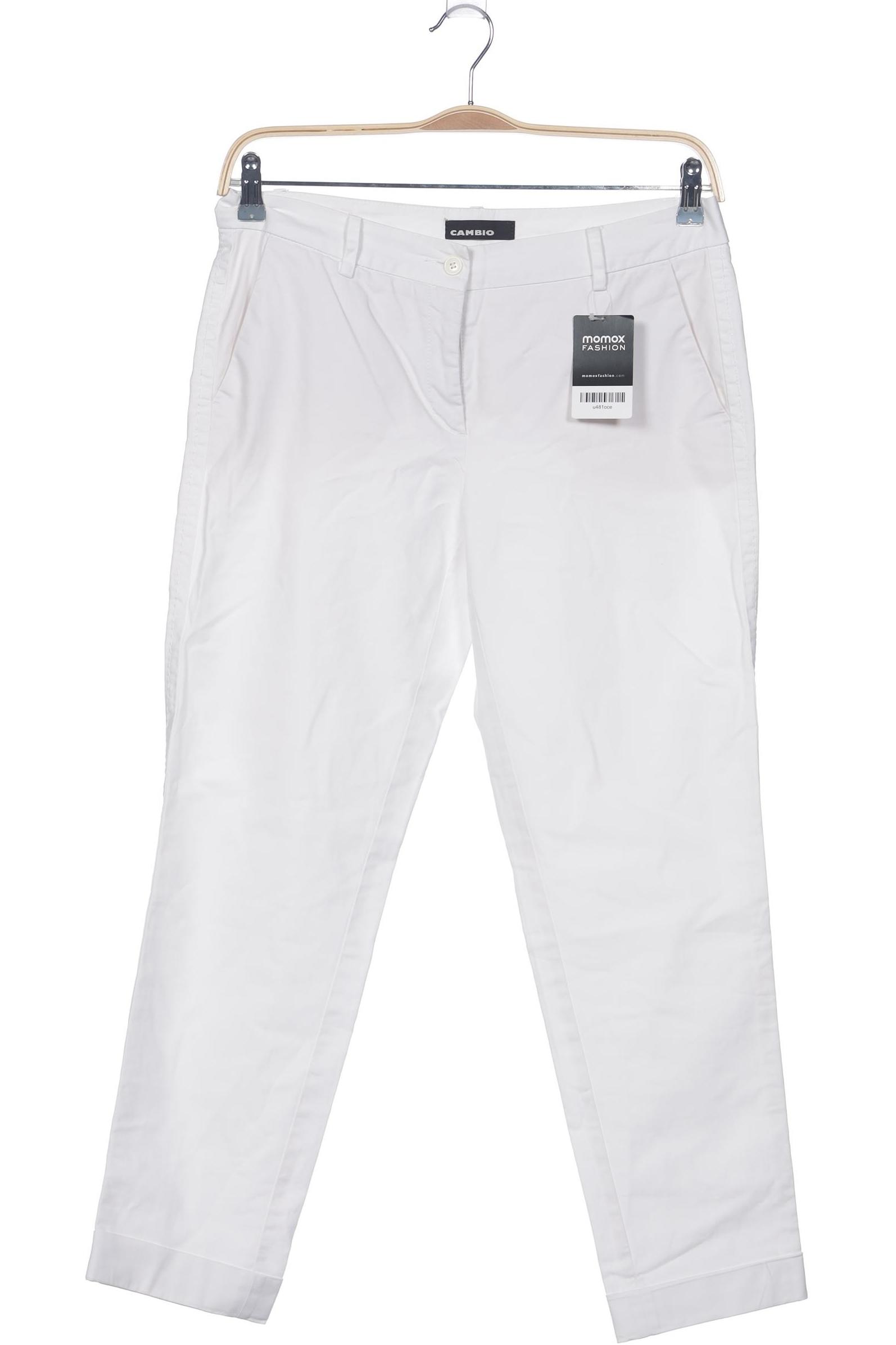 

Cambio Damen Stoffhose, weiß, Gr. 40