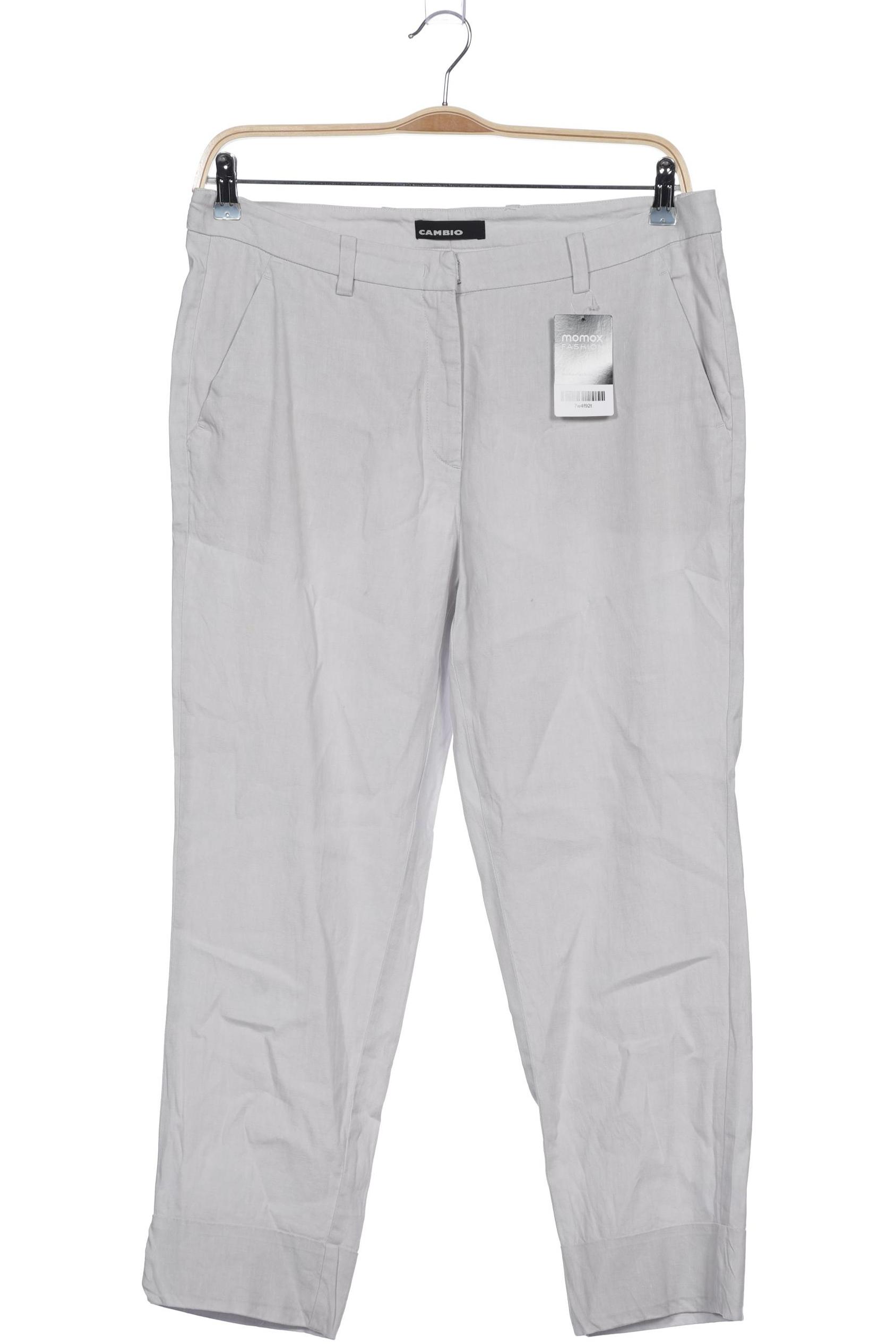 

Cambio Damen Stoffhose, grau, Gr. 46