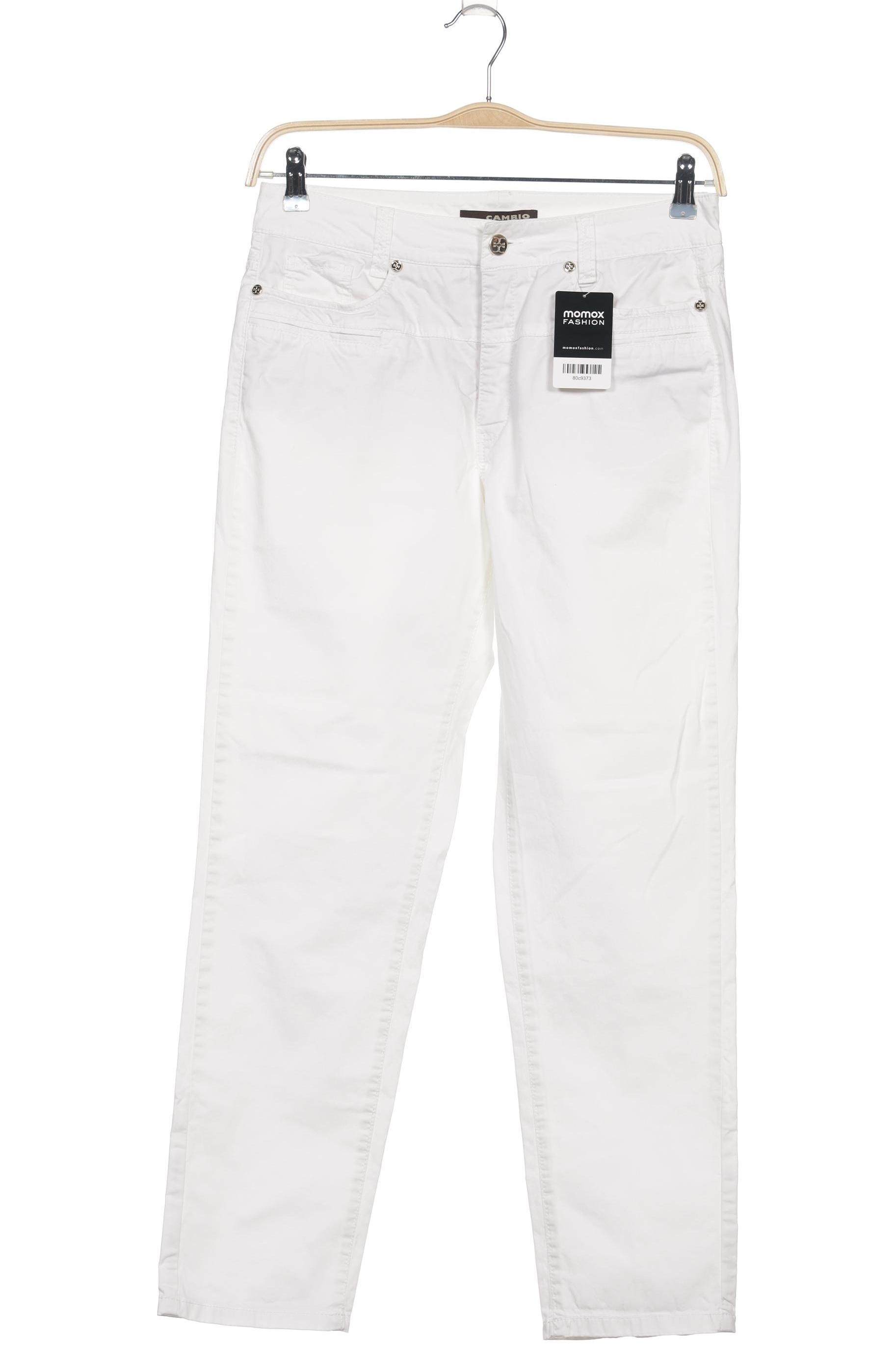 

Cambio Damen Stoffhose, weiß, Gr. 40