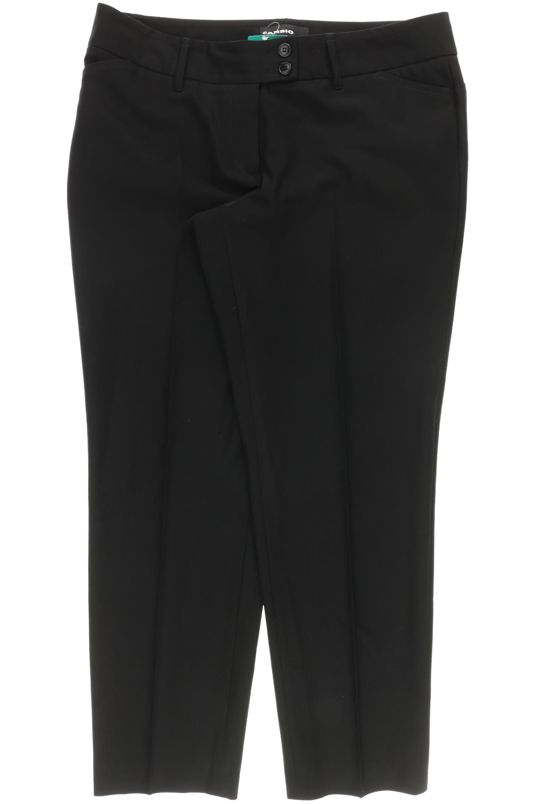 

Cambio Damen Stoffhose, schwarz, Gr. 0