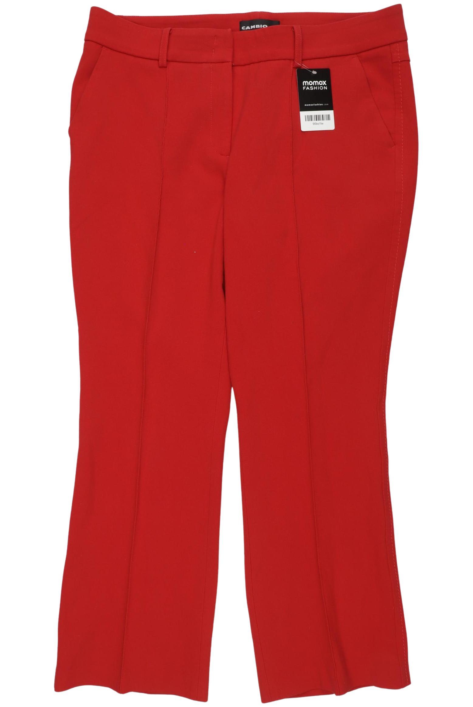 

Cambio Damen Stoffhose, rot, Gr. 42