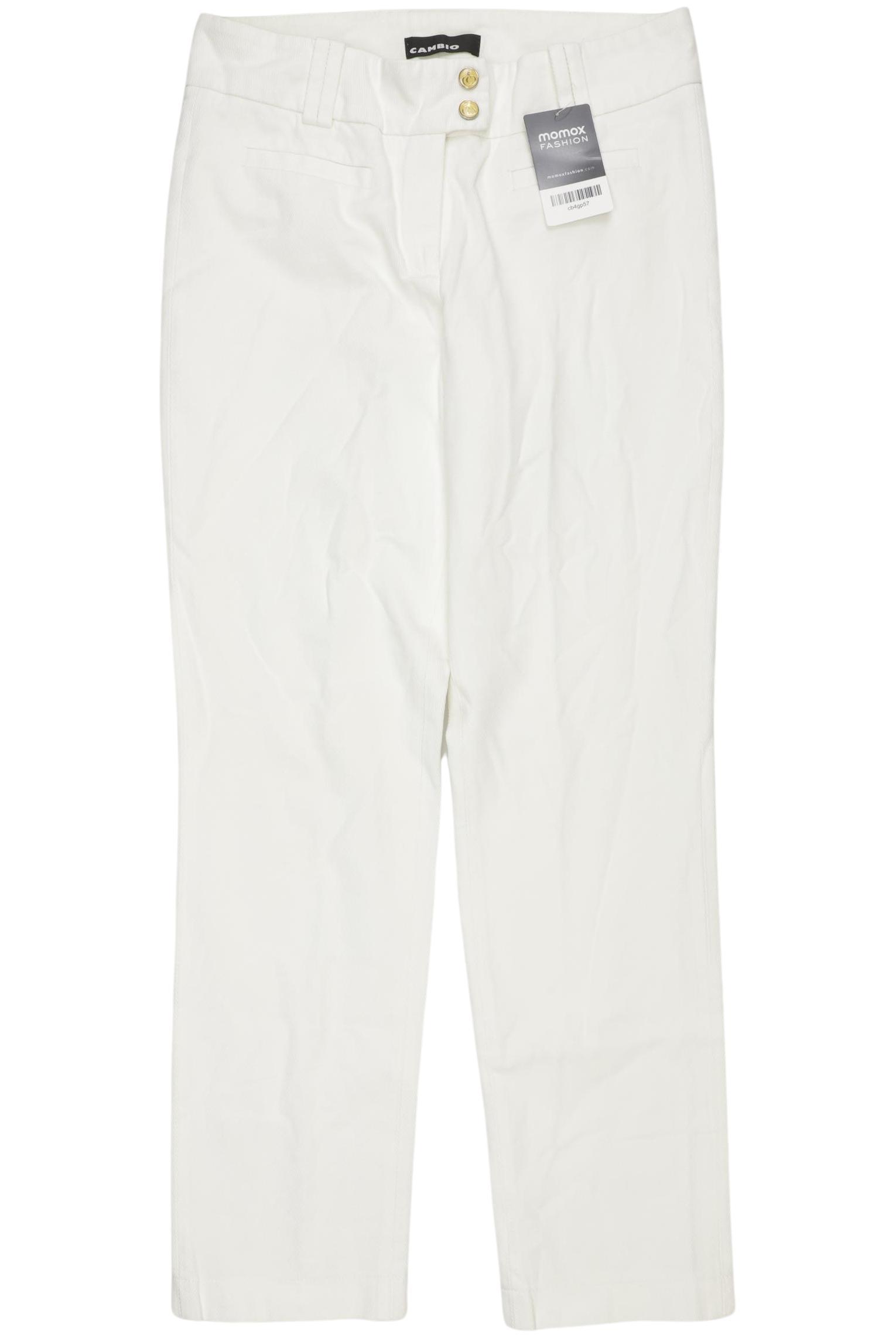 

Cambio Damen Stoffhose, weiß, Gr. 36