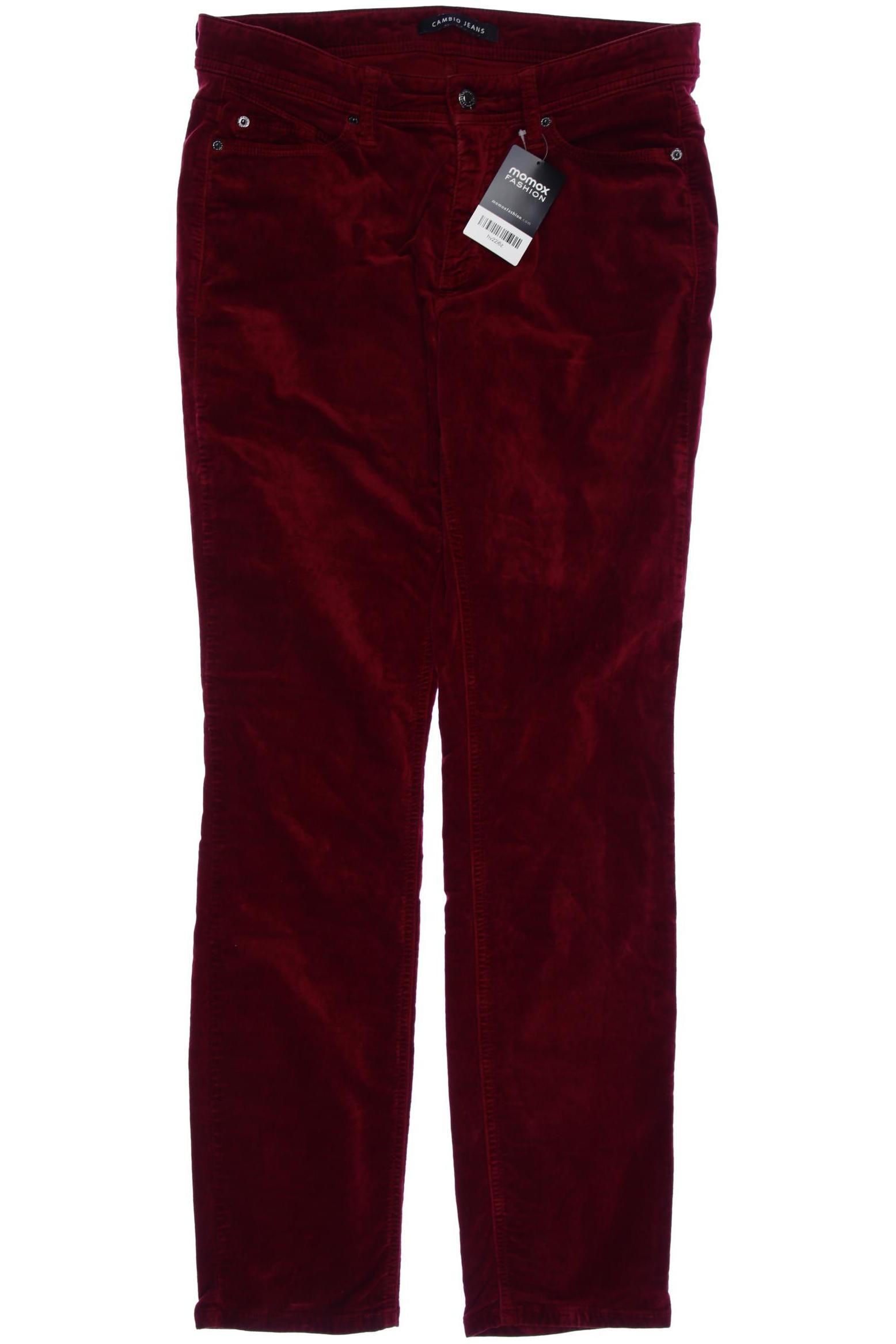 

Cambio Damen Stoffhose, bordeaux, Gr. 31