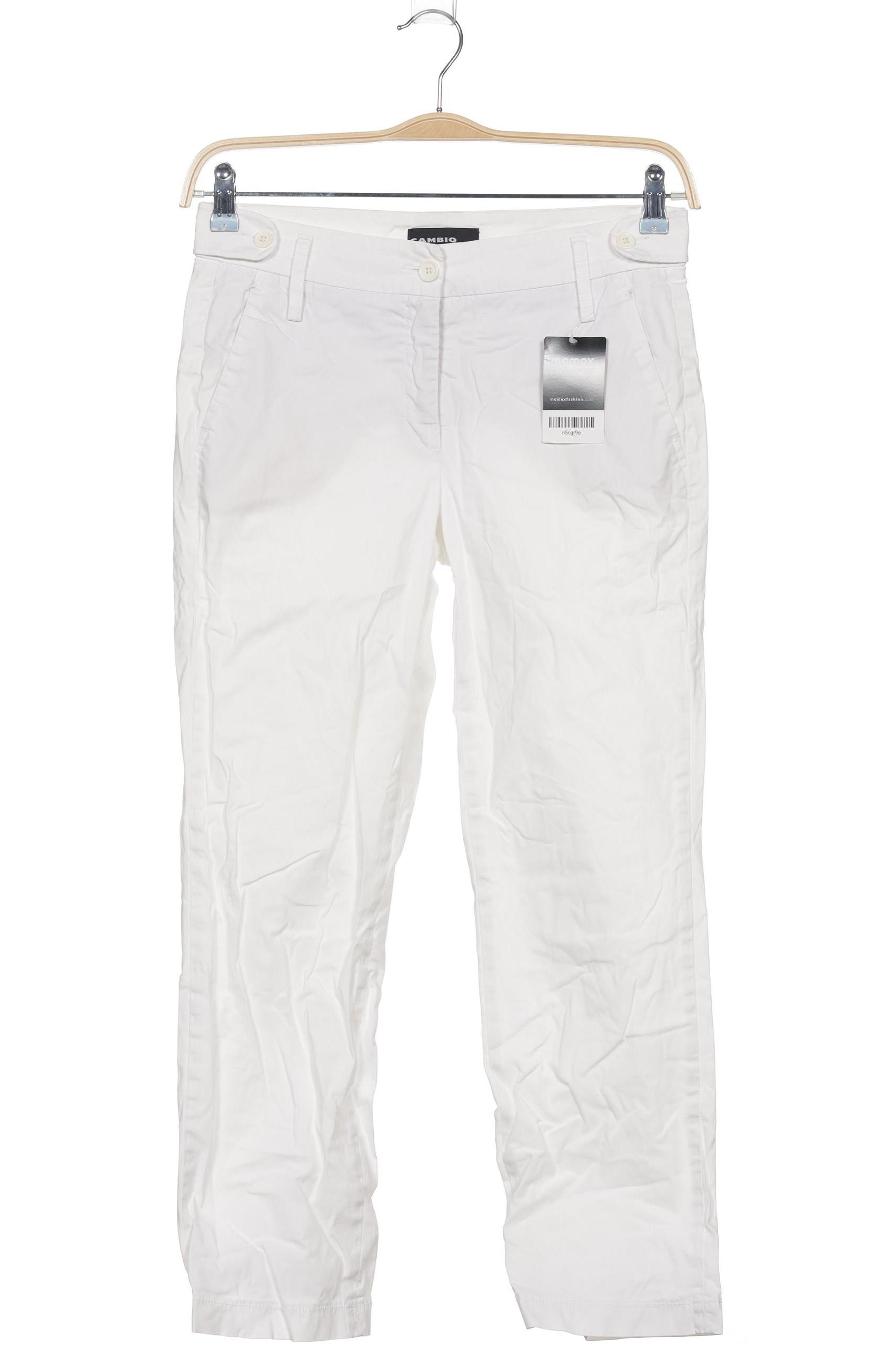 

Cambio Damen Stoffhose, weiß, Gr. 36