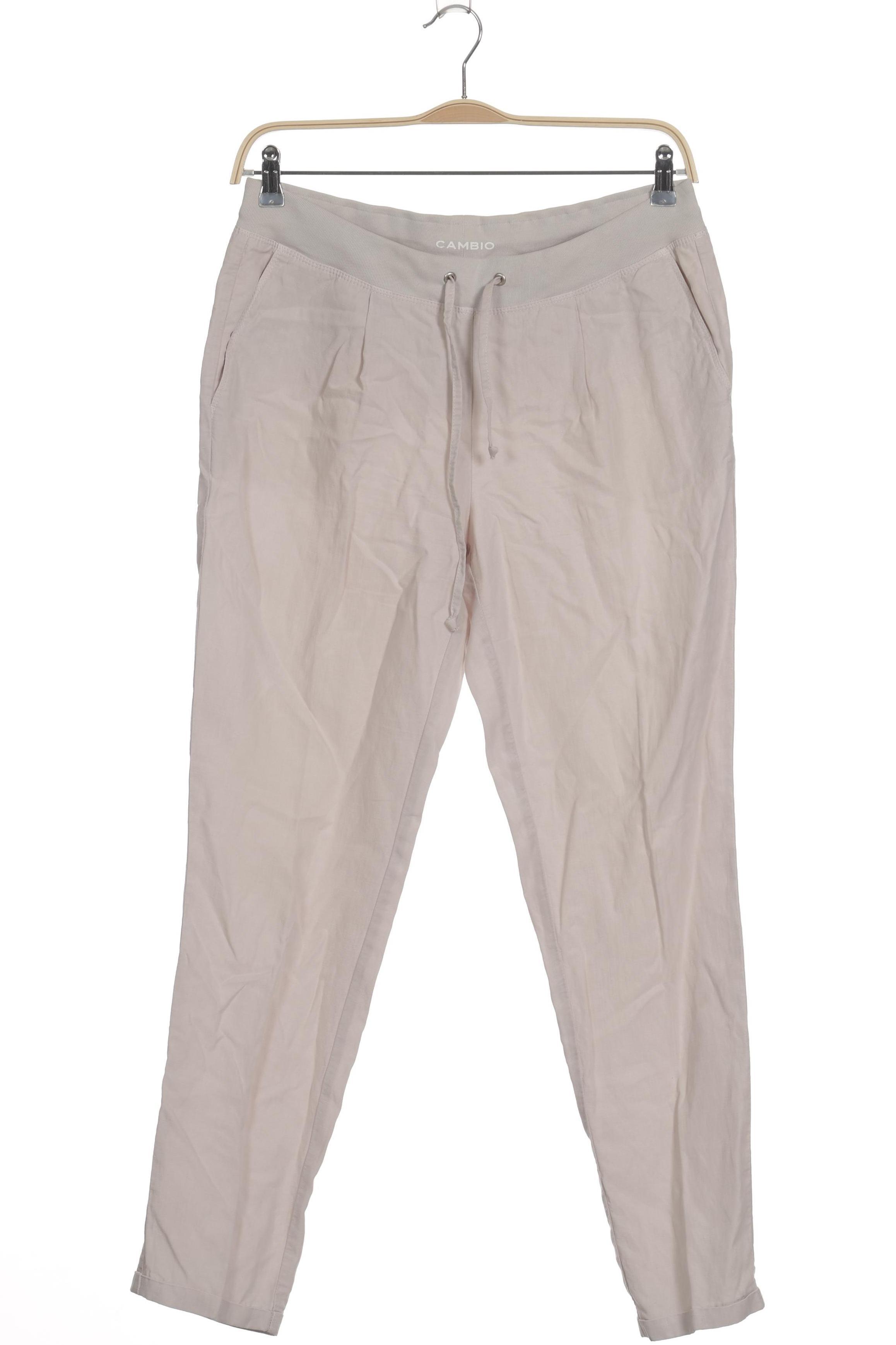 

Cambio Damen Stoffhose, weiß, Gr. 40