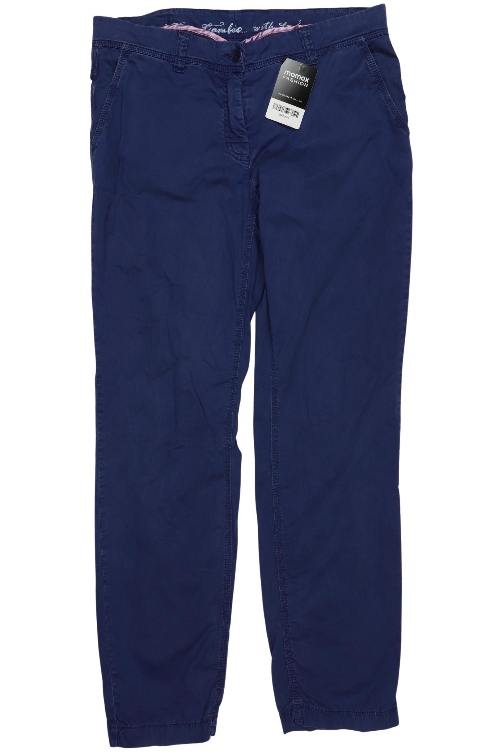 

Cambio Damen Stoffhose, blau, Gr. 40