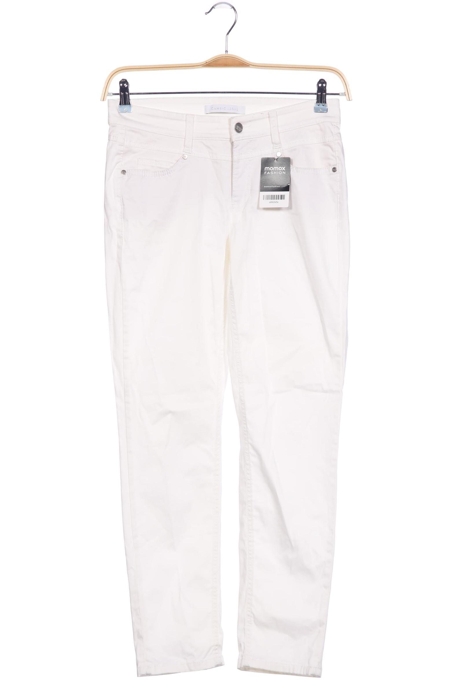 

Cambio Damen Stoffhose, cremeweiß, Gr. 36