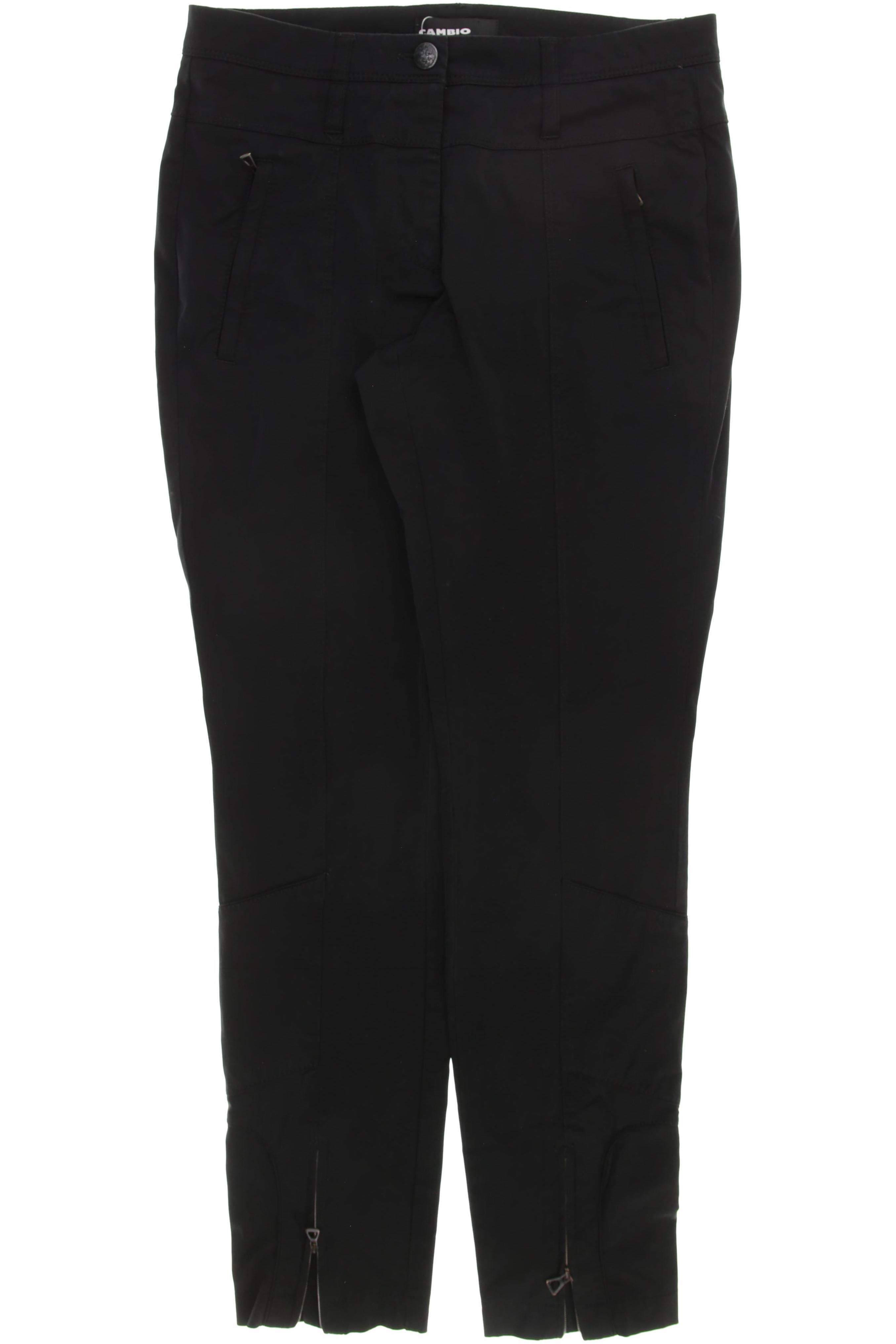 

Cambio Damen Stoffhose, schwarz, Gr. 0