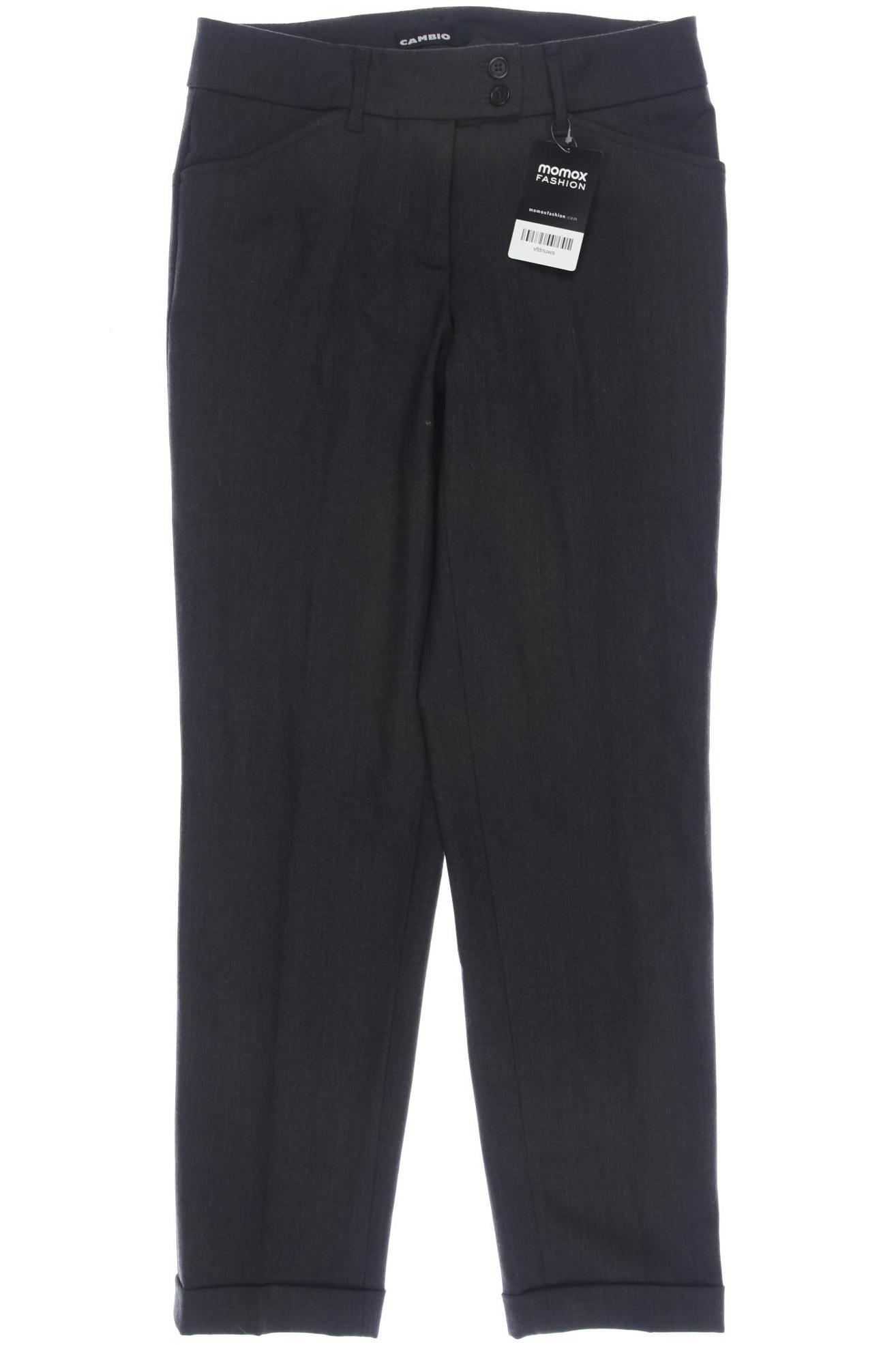 

Cambio Damen Stoffhose, grau, Gr. 34