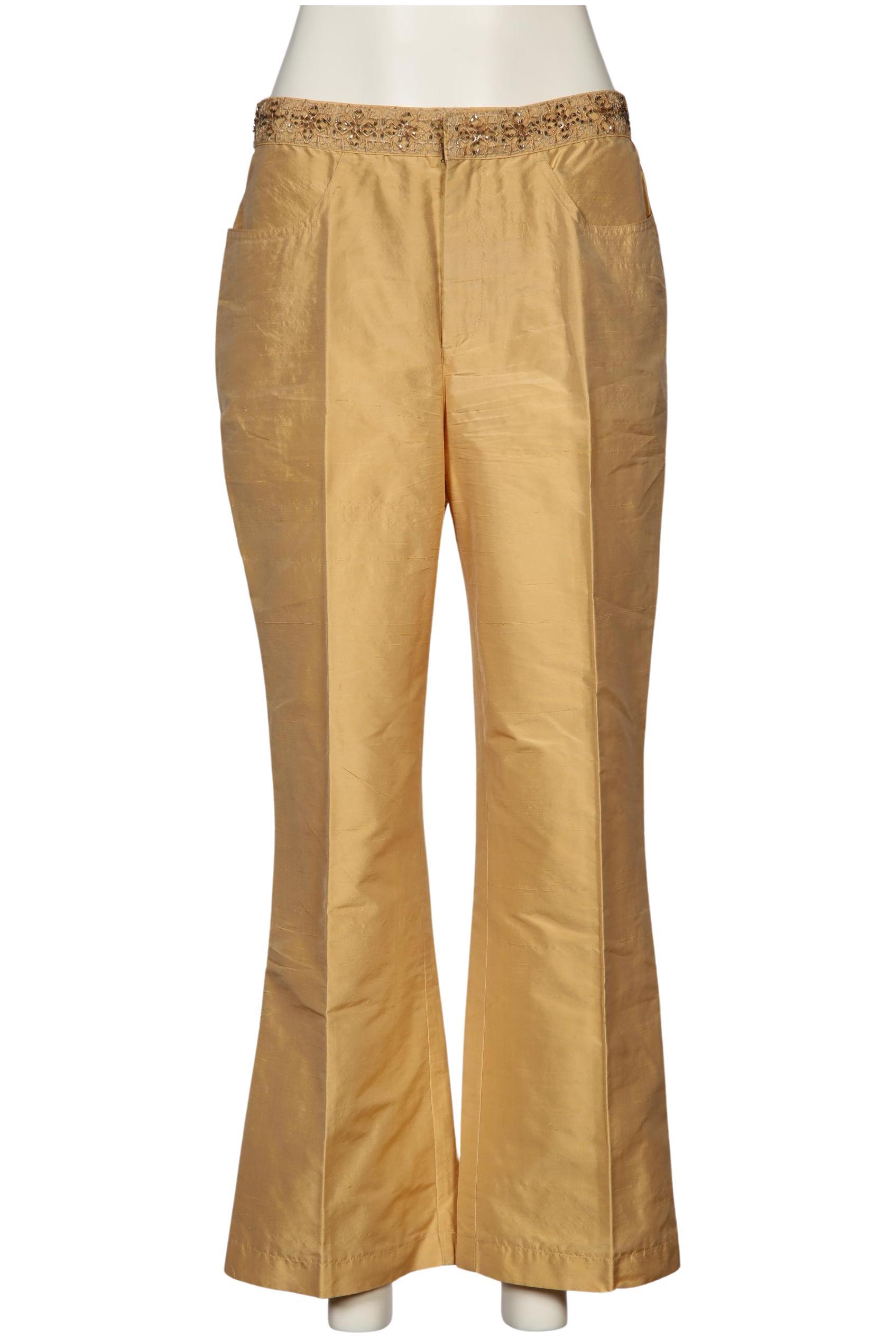 

Cambio Damen Stoffhose, gold, Gr. 38
