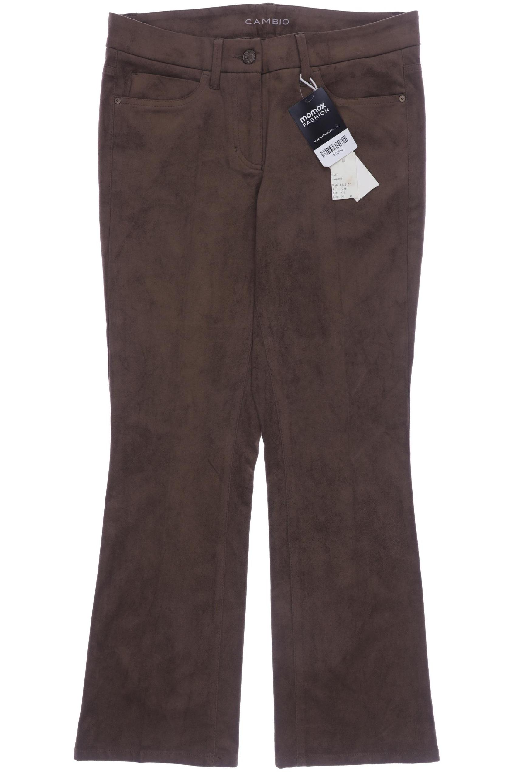 

Cambio Damen Stoffhose, braun, Gr. 36