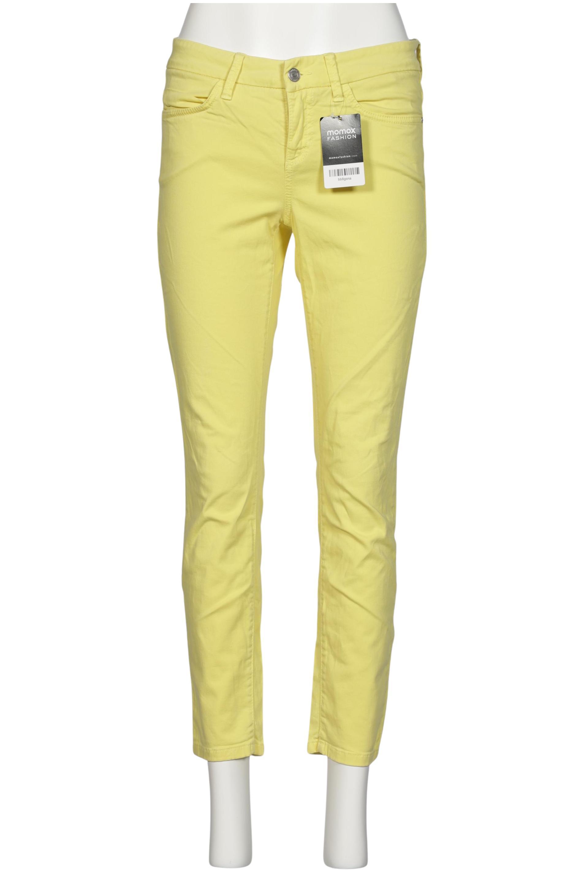 

Cambio Damen Stoffhose, gelb, Gr. 38