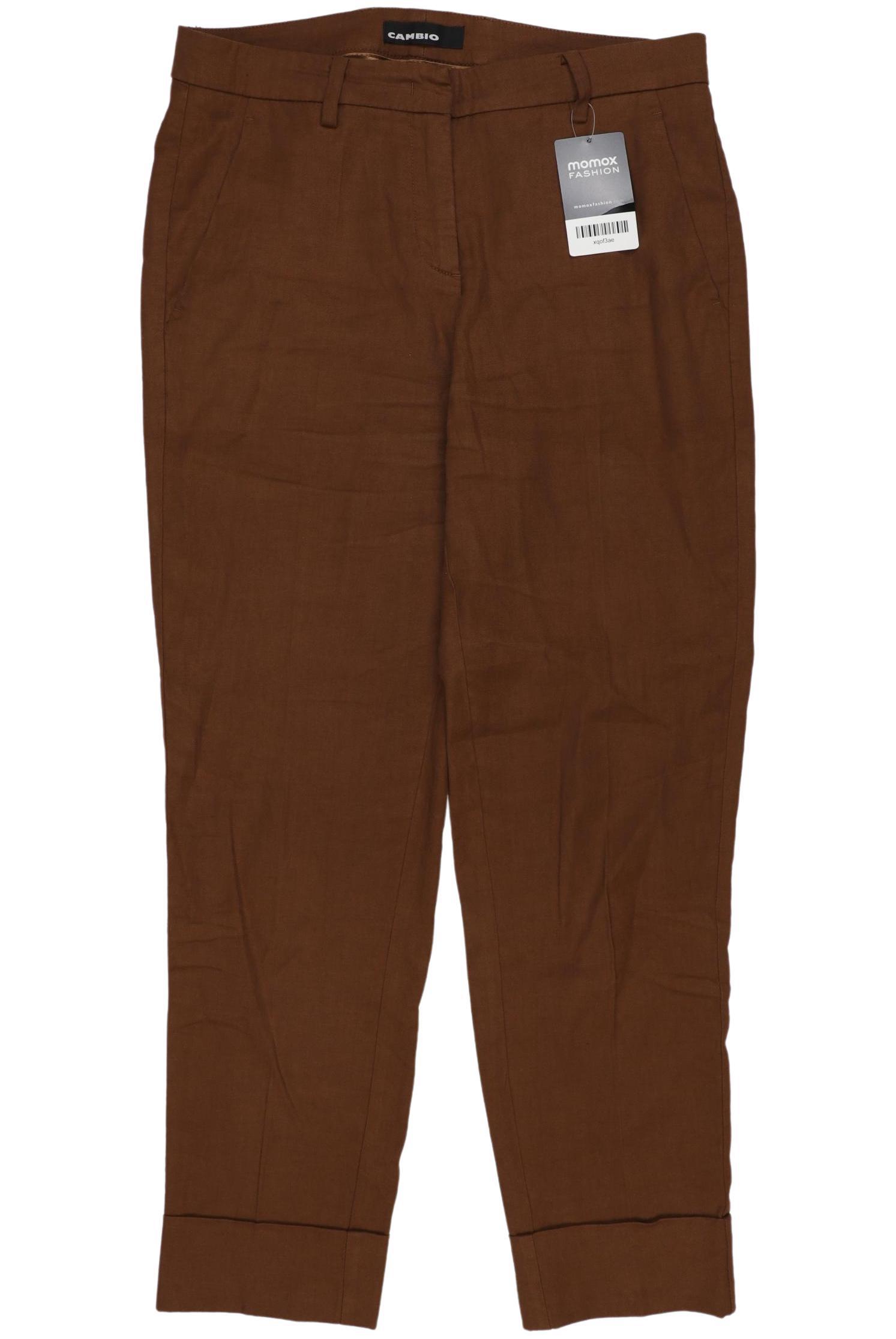 

Cambio Damen Stoffhose, braun, Gr. 34