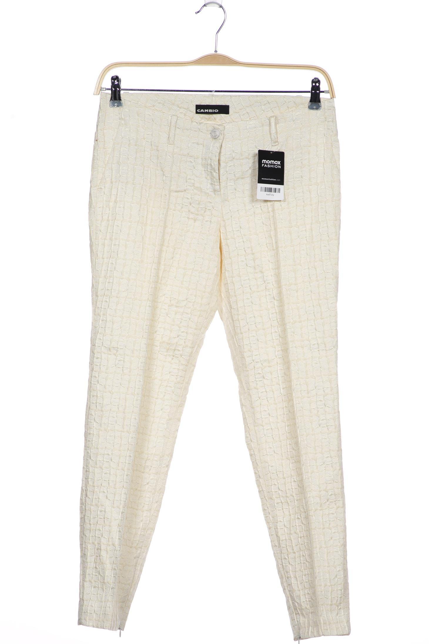 

Cambio Damen Stoffhose, cremeweiß, Gr. 42