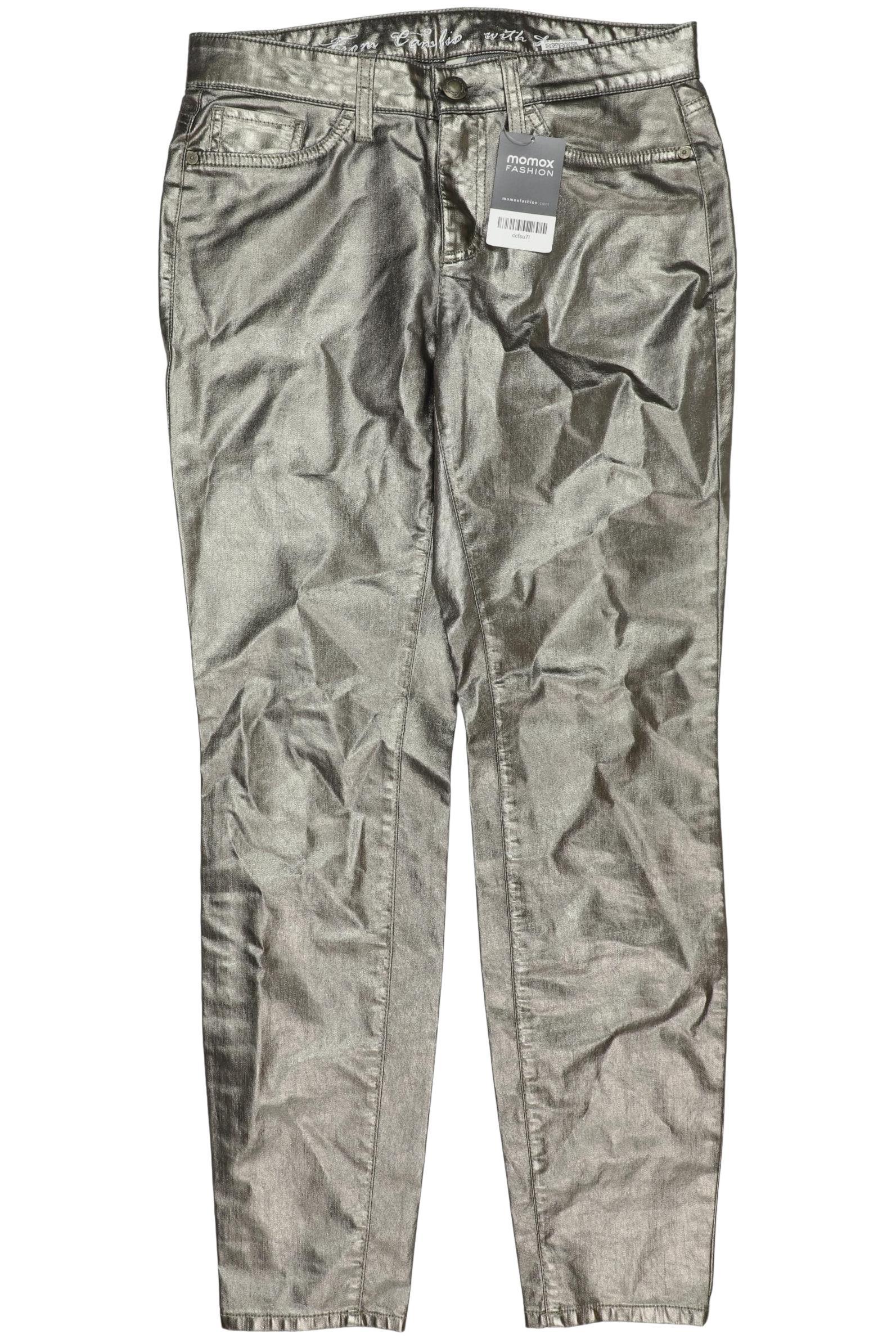 Thumbnail - Cambio Damen Stoffhose, gold, Gr. 38