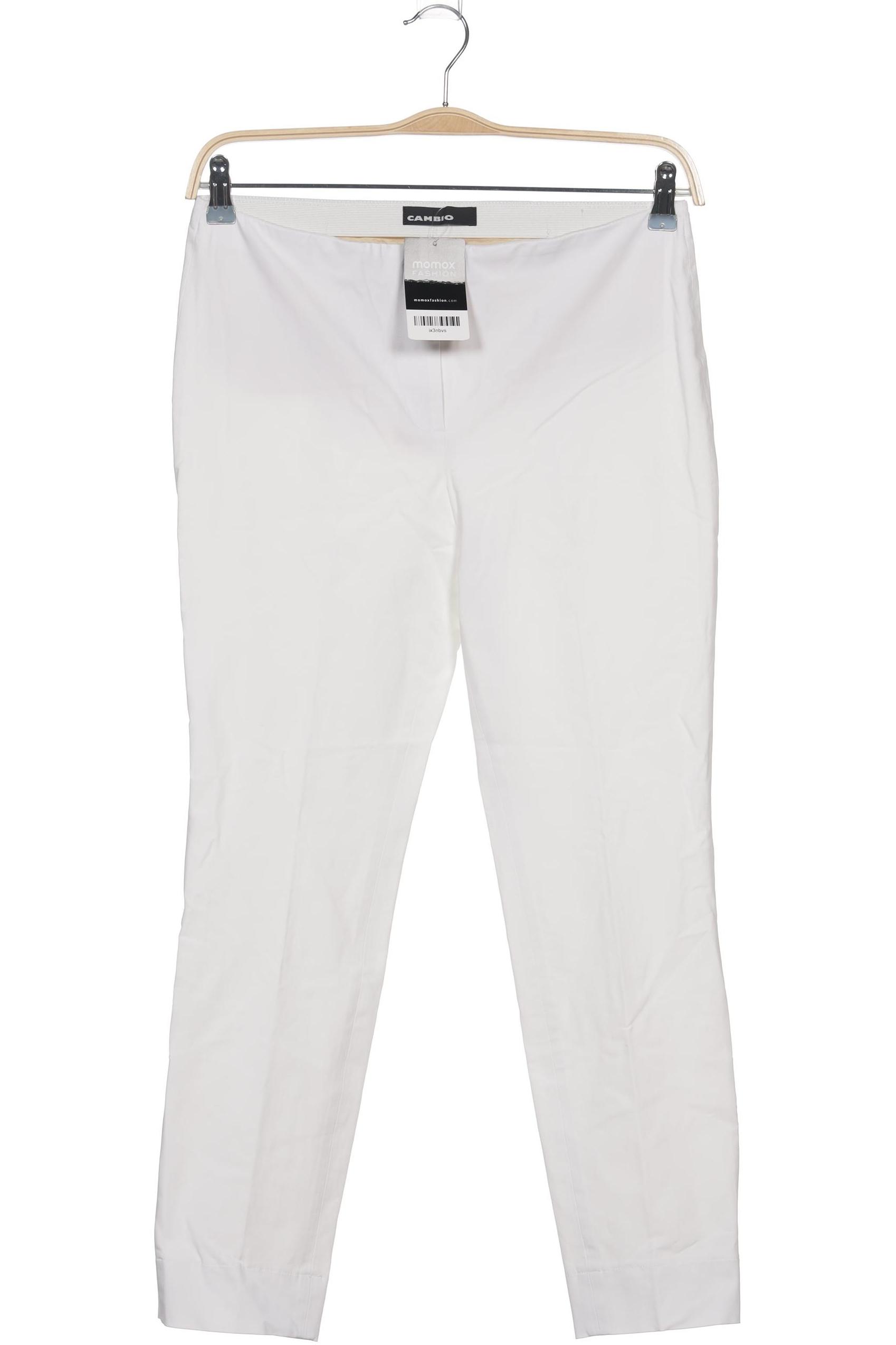 

Cambio Damen Stoffhose, weiß, Gr. 40