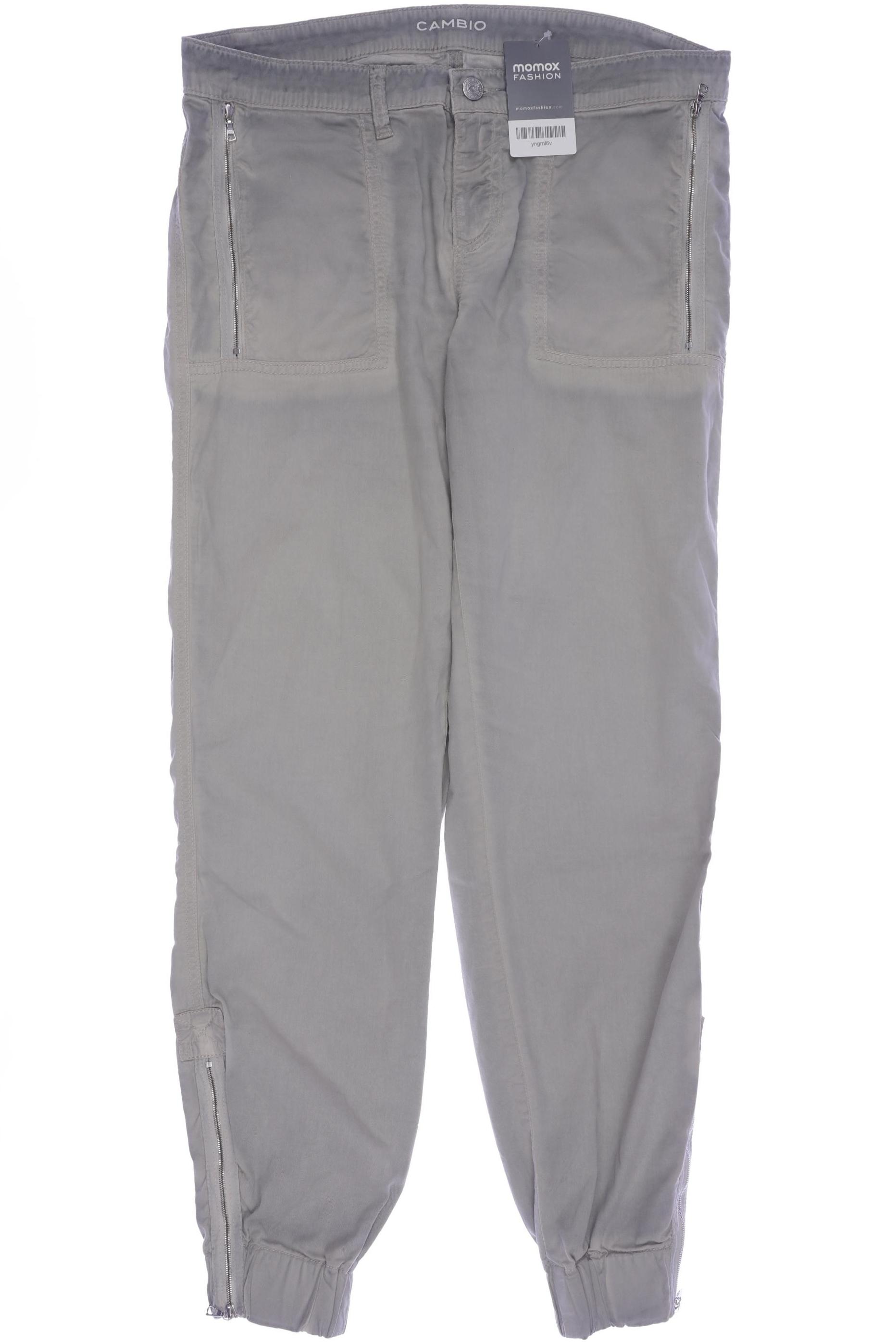 

Cambio Damen Stoffhose, grau, Gr. 33
