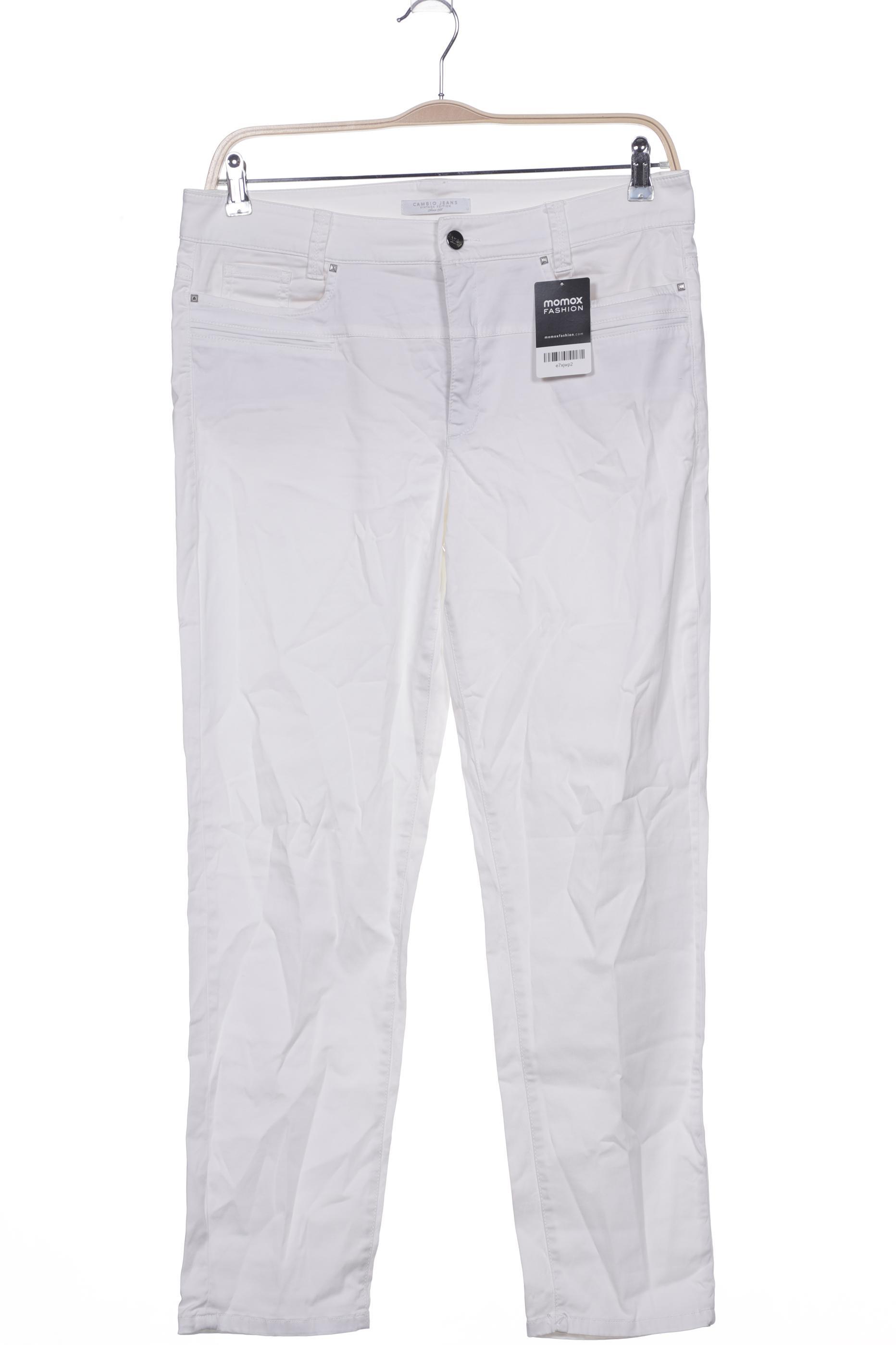 

Cambio Damen Stoffhose, weiß, Gr. 44