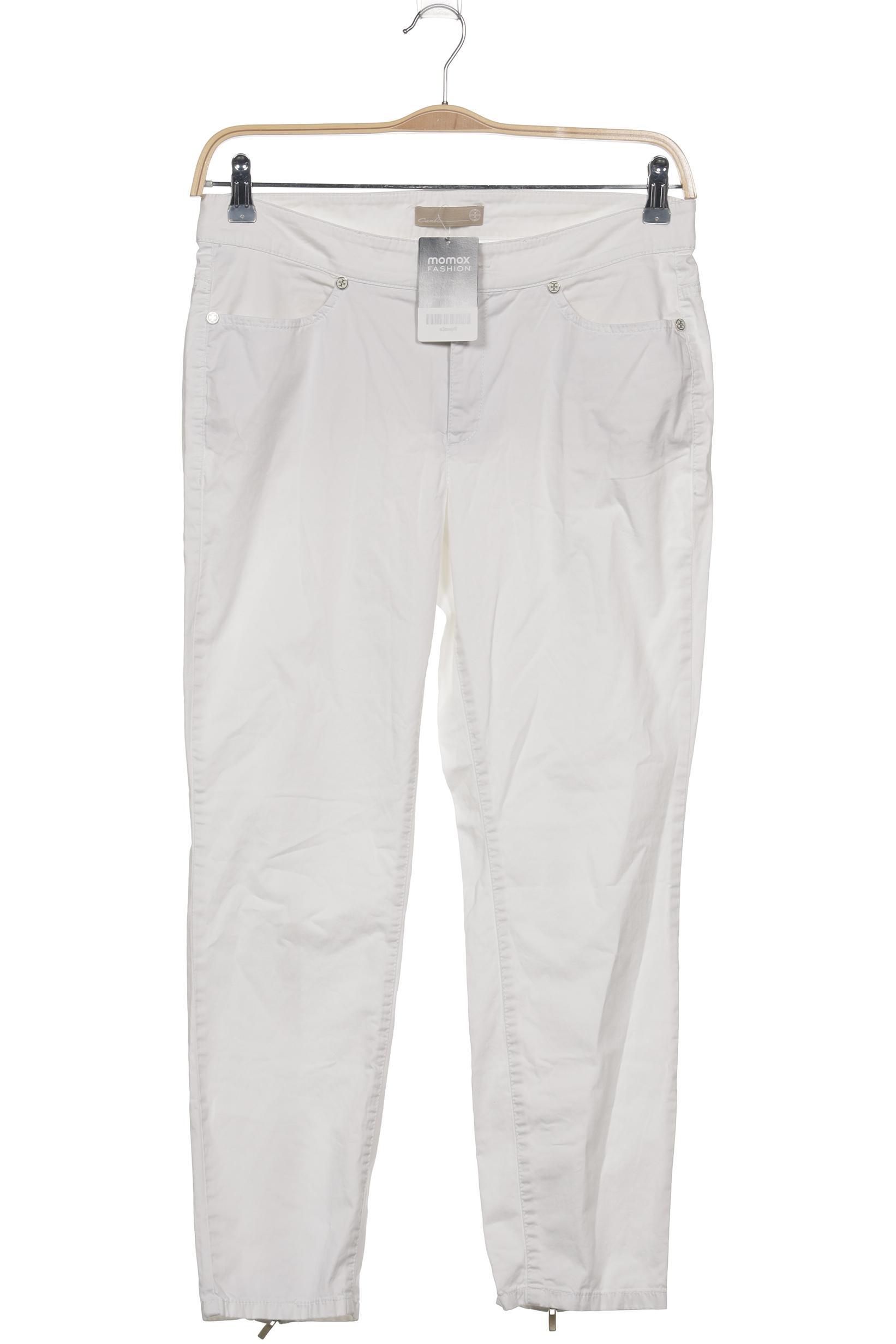 

Cambio Damen Stoffhose, weiß, Gr. 31