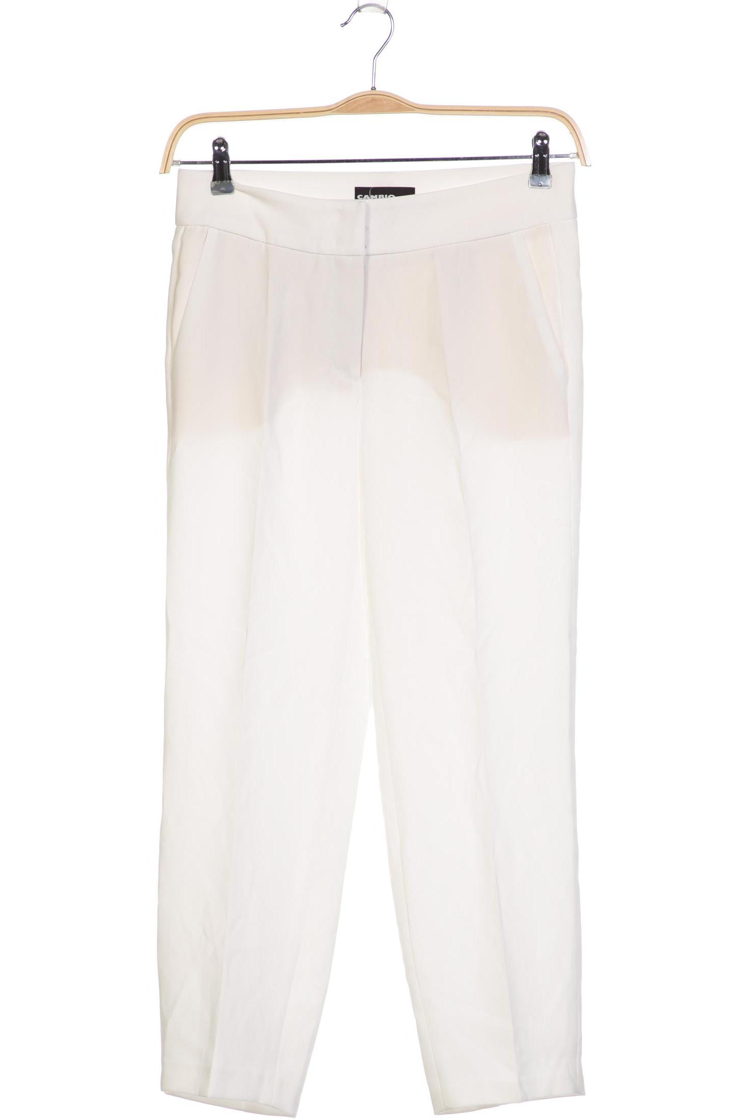 

Cambio Damen Stoffhose, weiß, Gr. 34