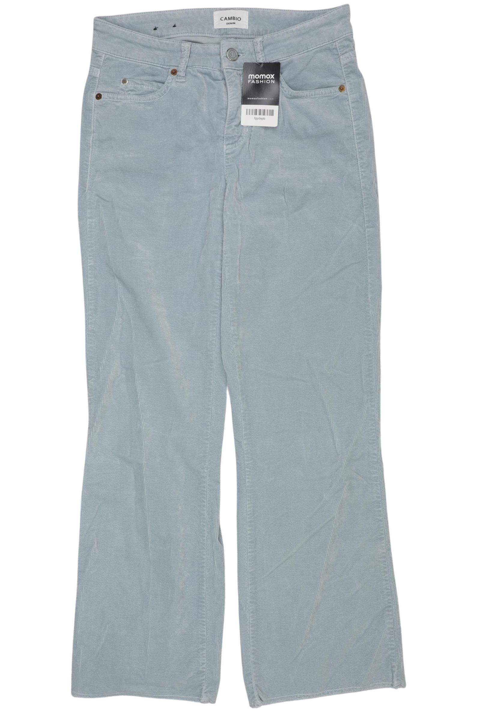 

Cambio Damen Stoffhose, hellblau, Gr. 34