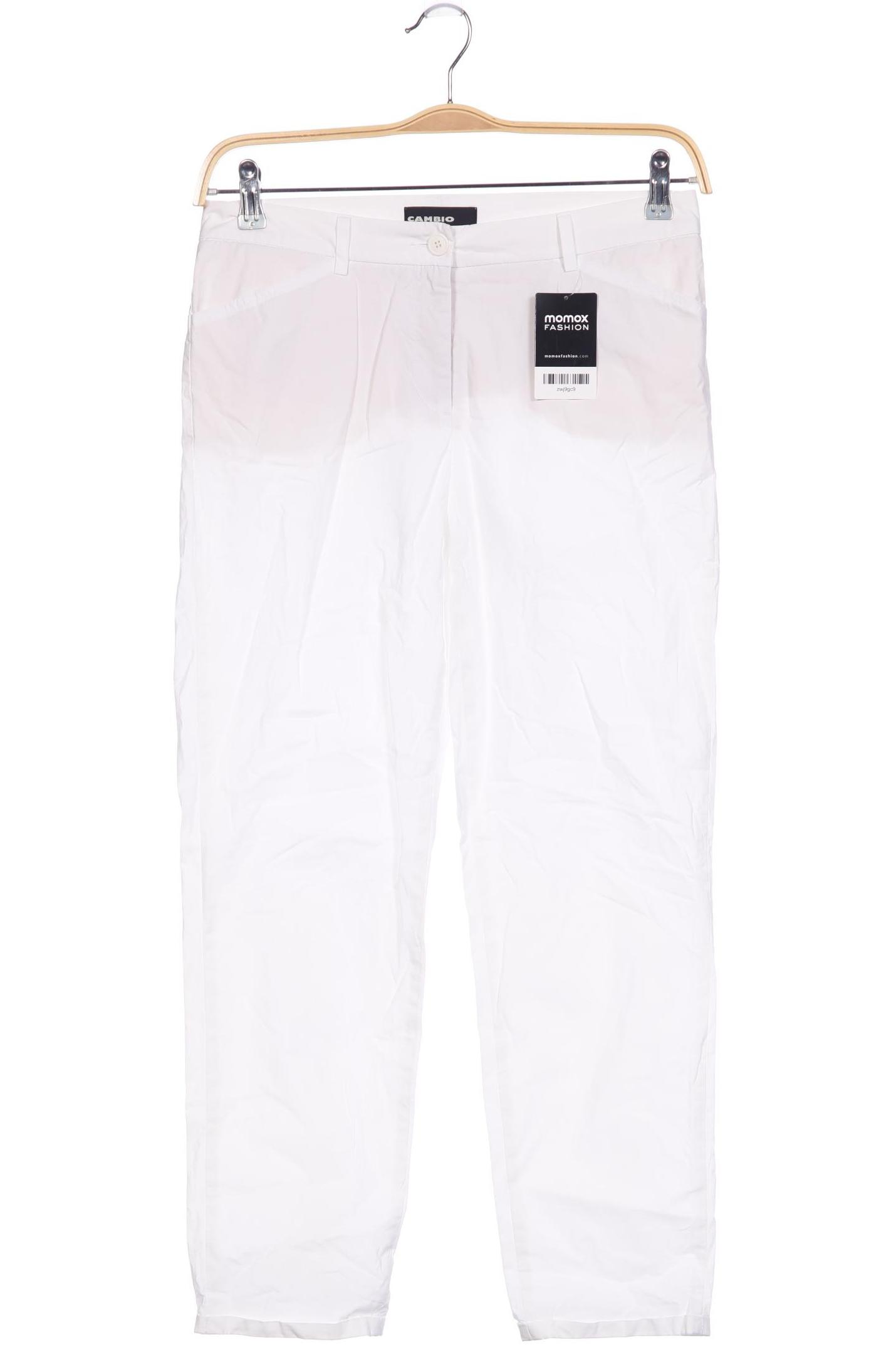 

Cambio Damen Stoffhose, weiß, Gr. 30