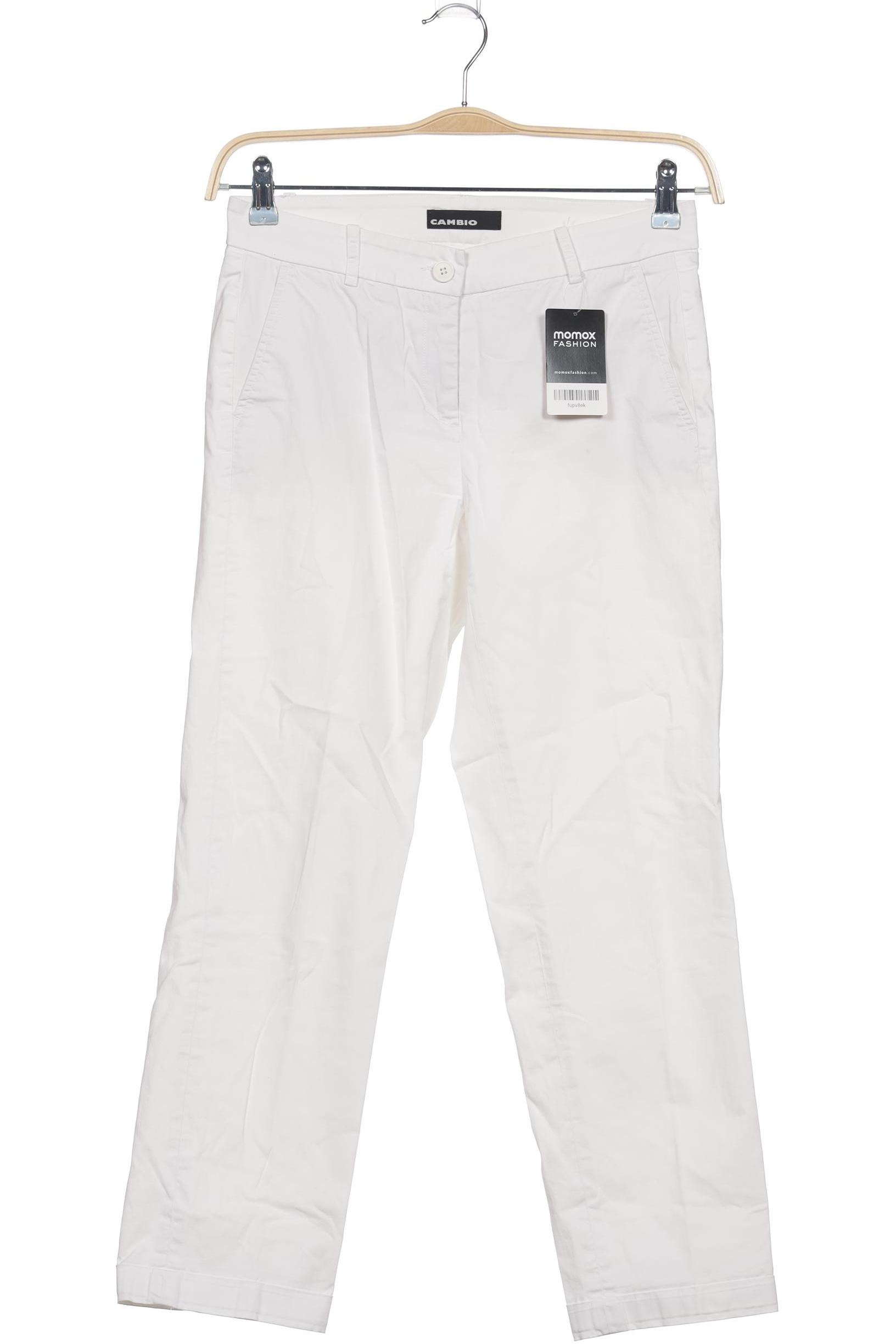 

Cambio Damen Stoffhose, weiß, Gr. 34