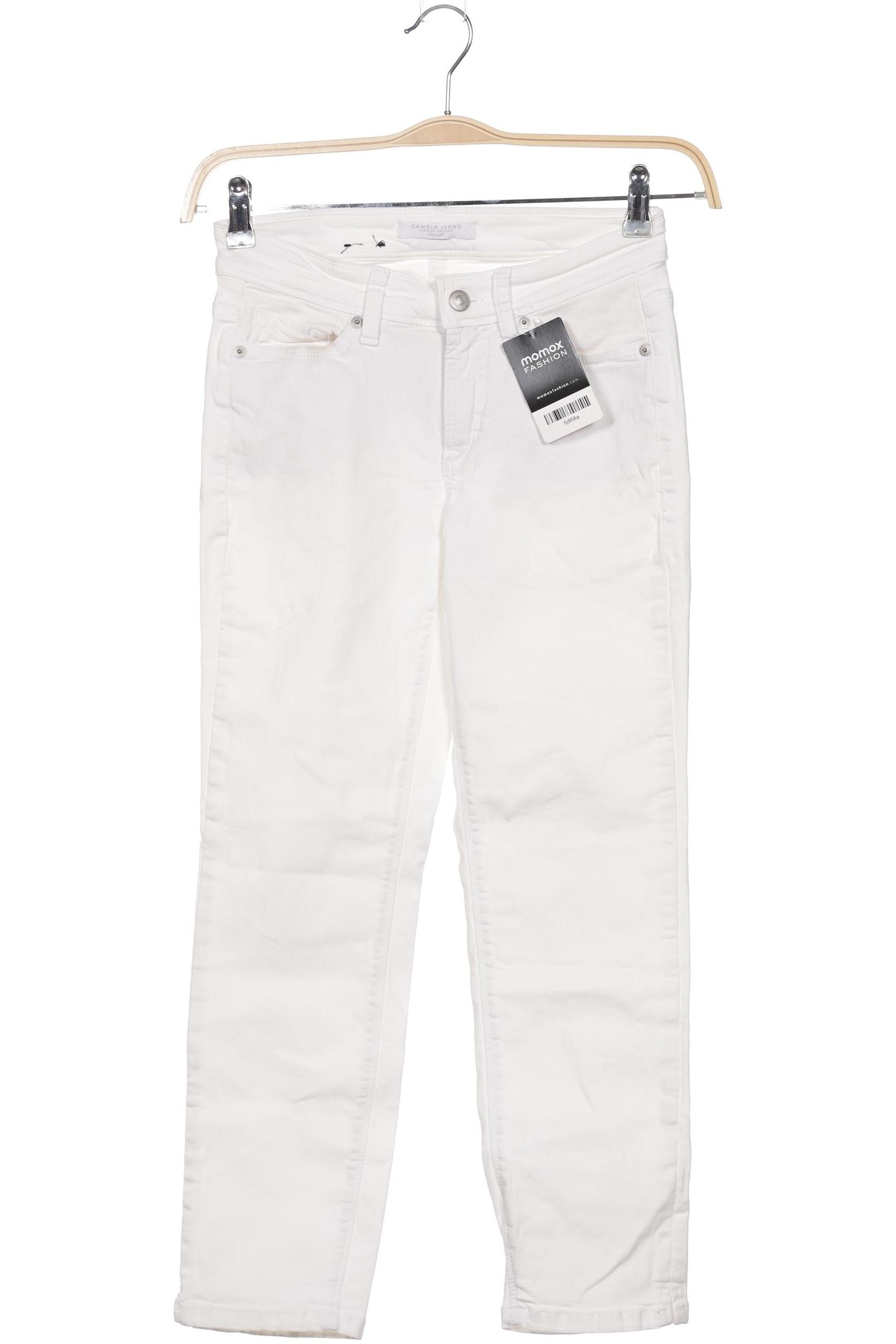 

Cambio Damen Stoffhose, weiß, Gr. 26