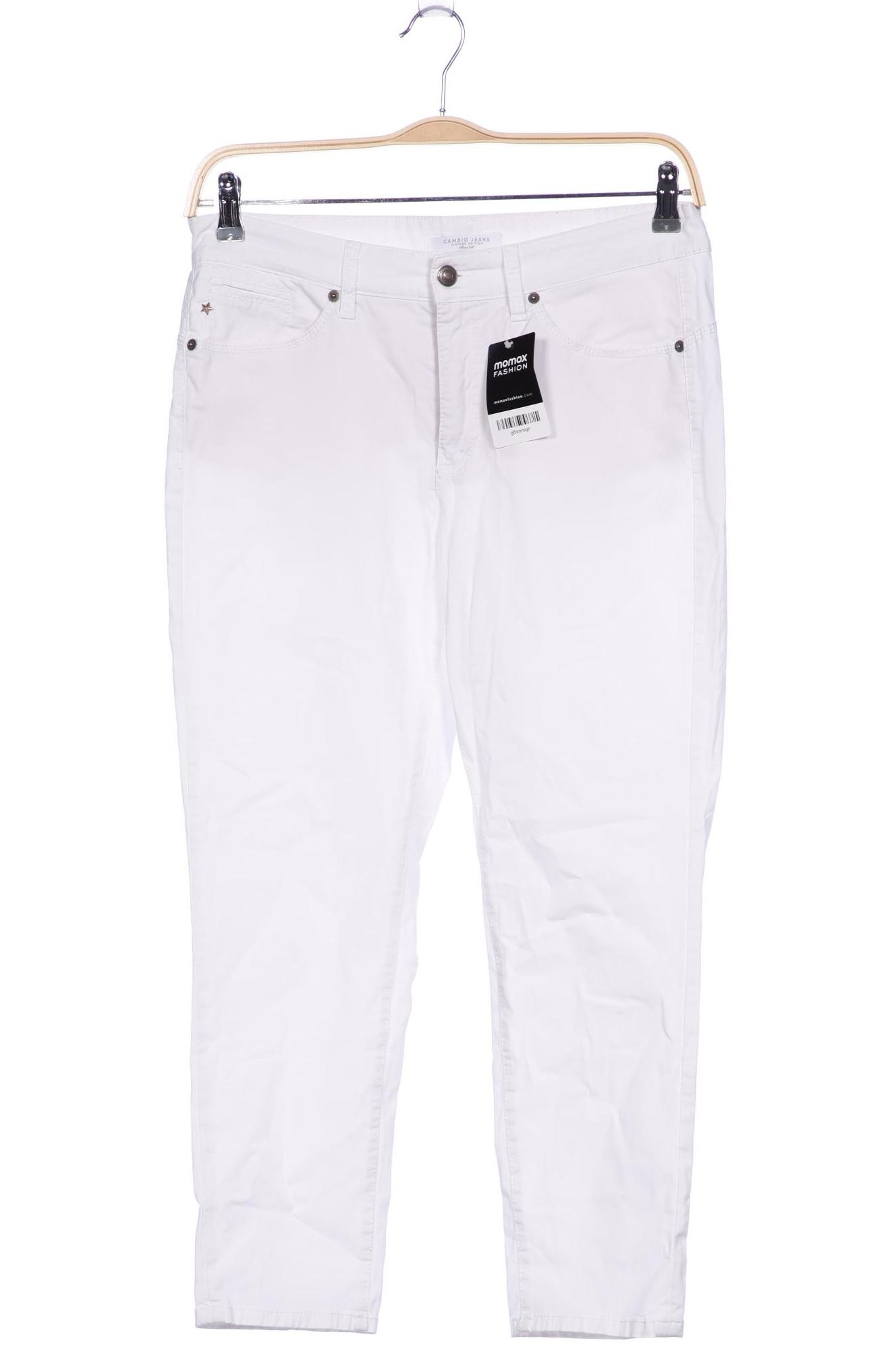 

Cambio Damen Stoffhose, weiß, Gr. 42