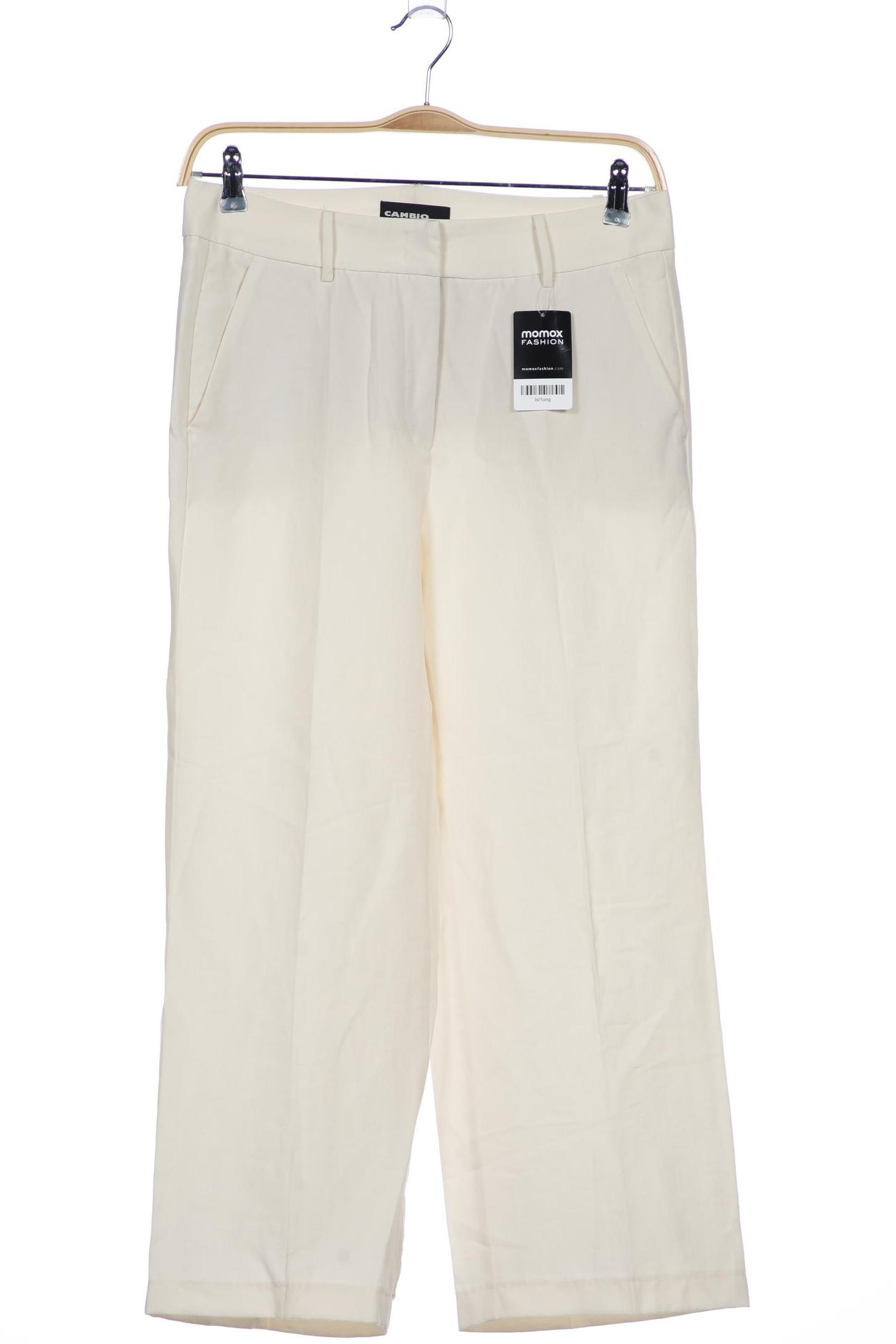 

Cambio Damen Stoffhose, cremeweiß, Gr. 31
