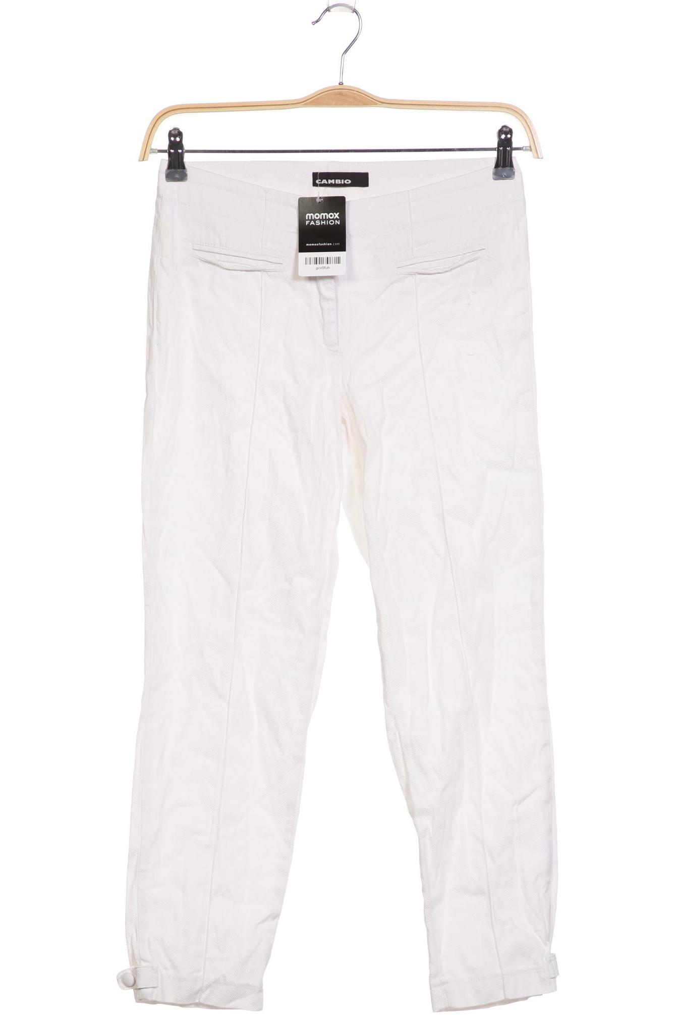 

Cambio Damen Stoffhose, weiß, Gr. 36