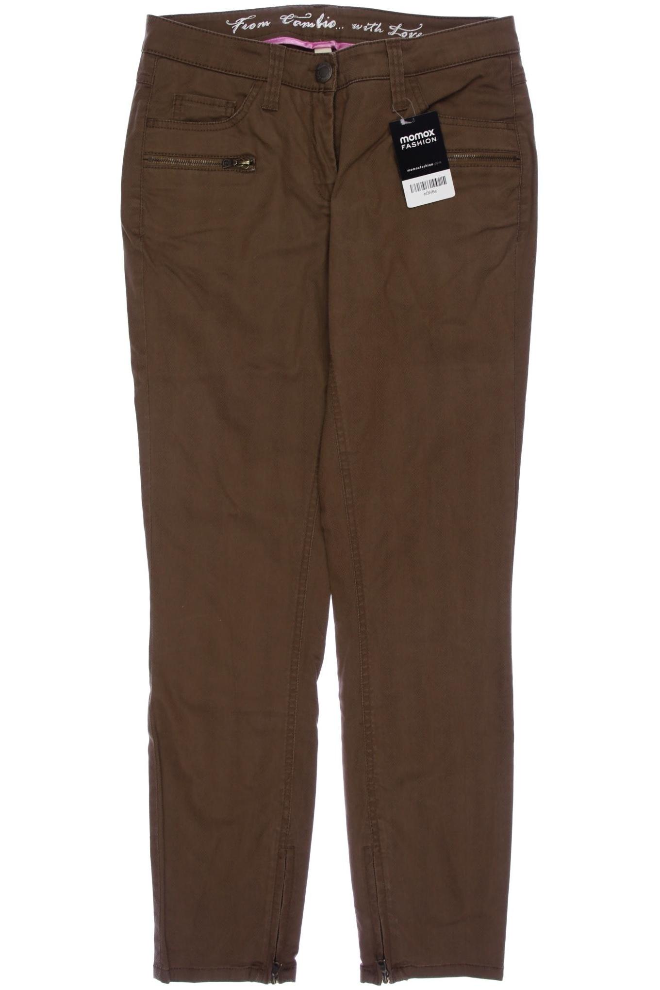 

Cambio Damen Stoffhose, braun, Gr. 36