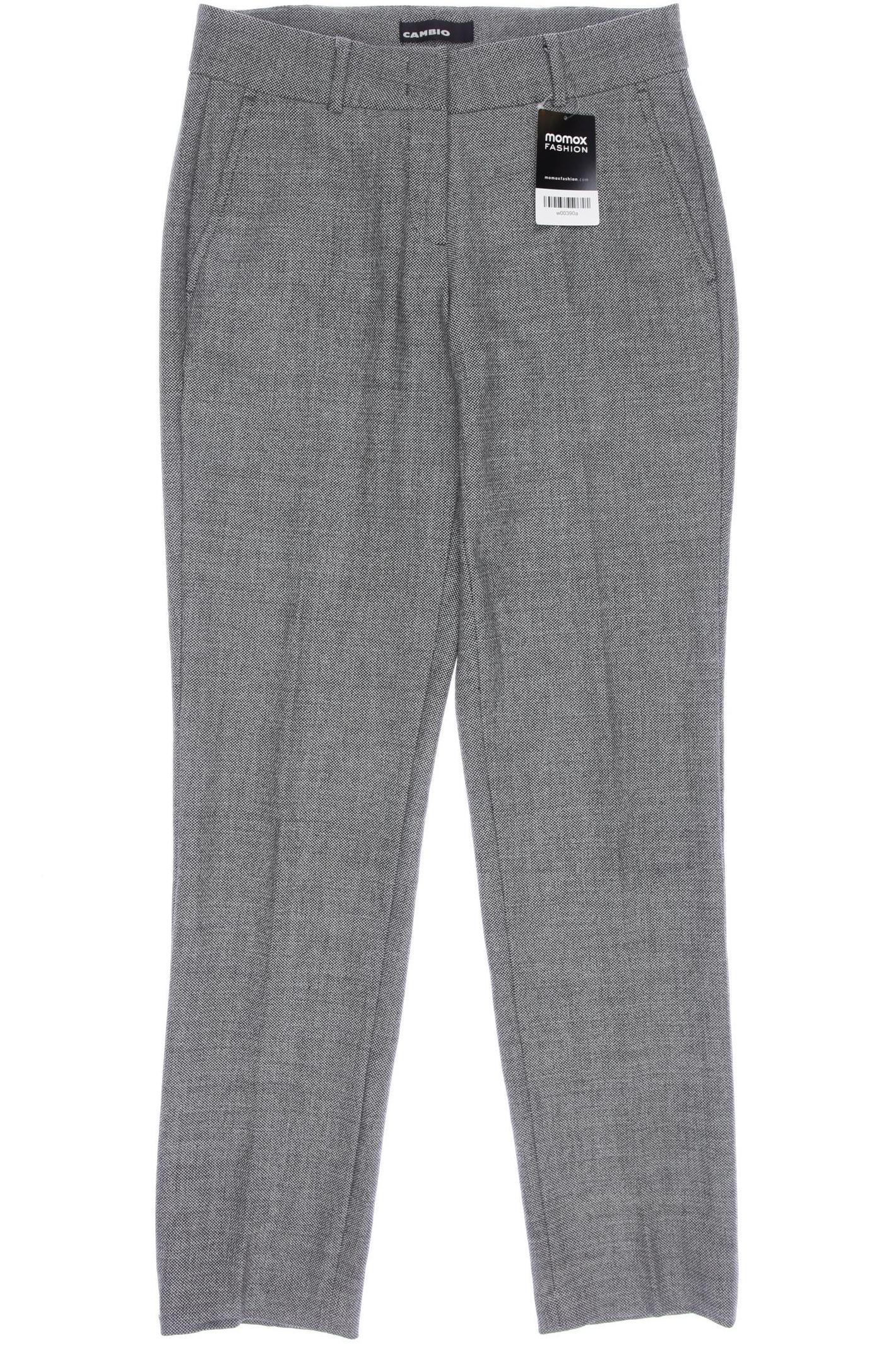 

Cambio Damen Stoffhose, grau, Gr. 34