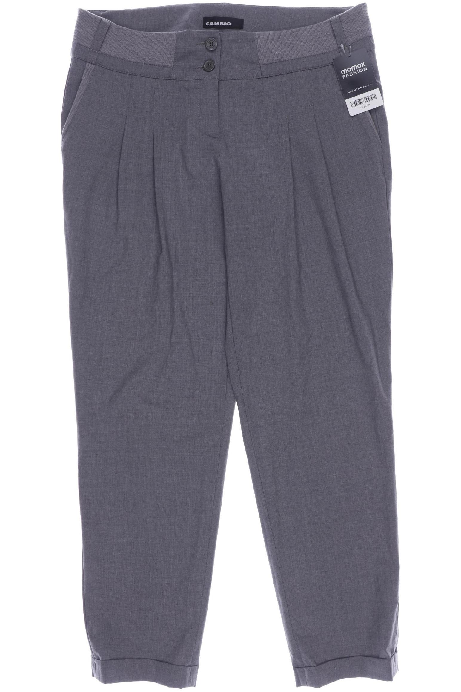

Cambio Damen Stoffhose, grau, Gr. 38