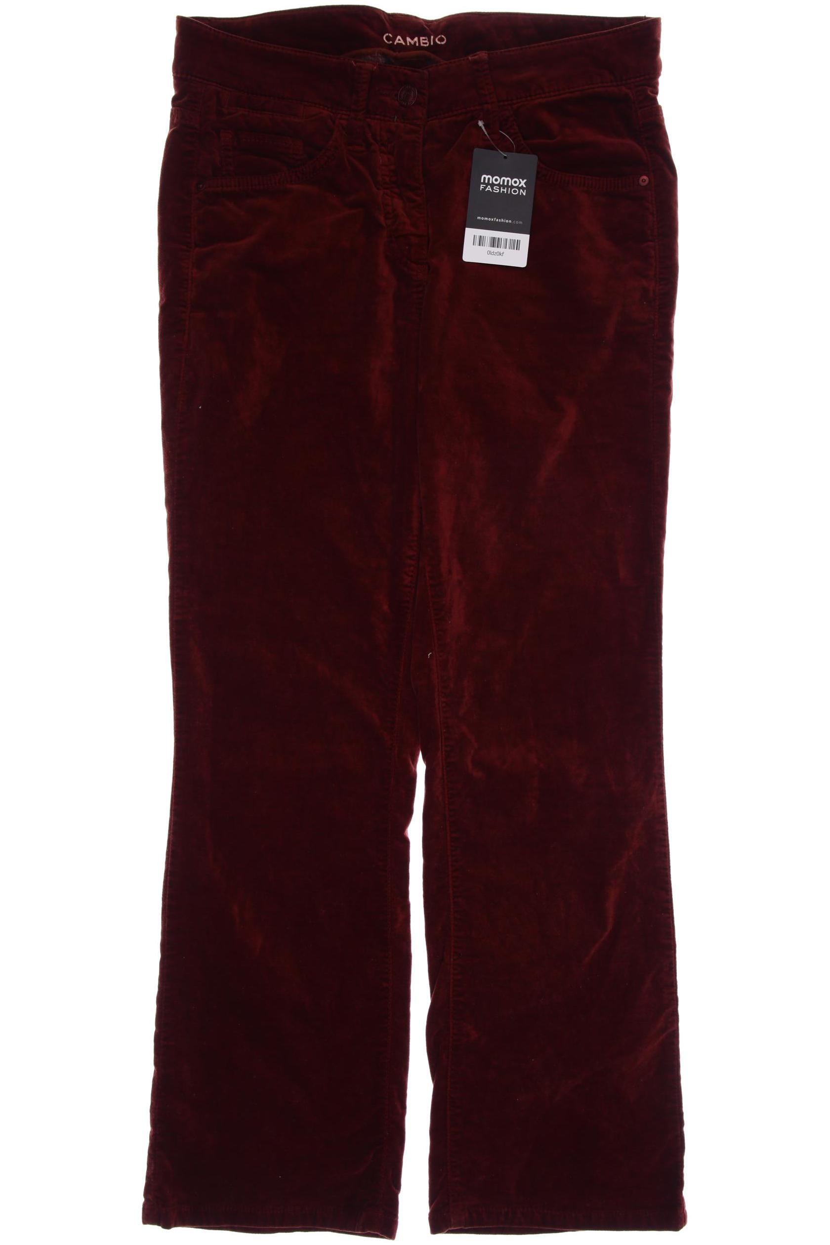 

Cambio Damen Stoffhose, bordeaux