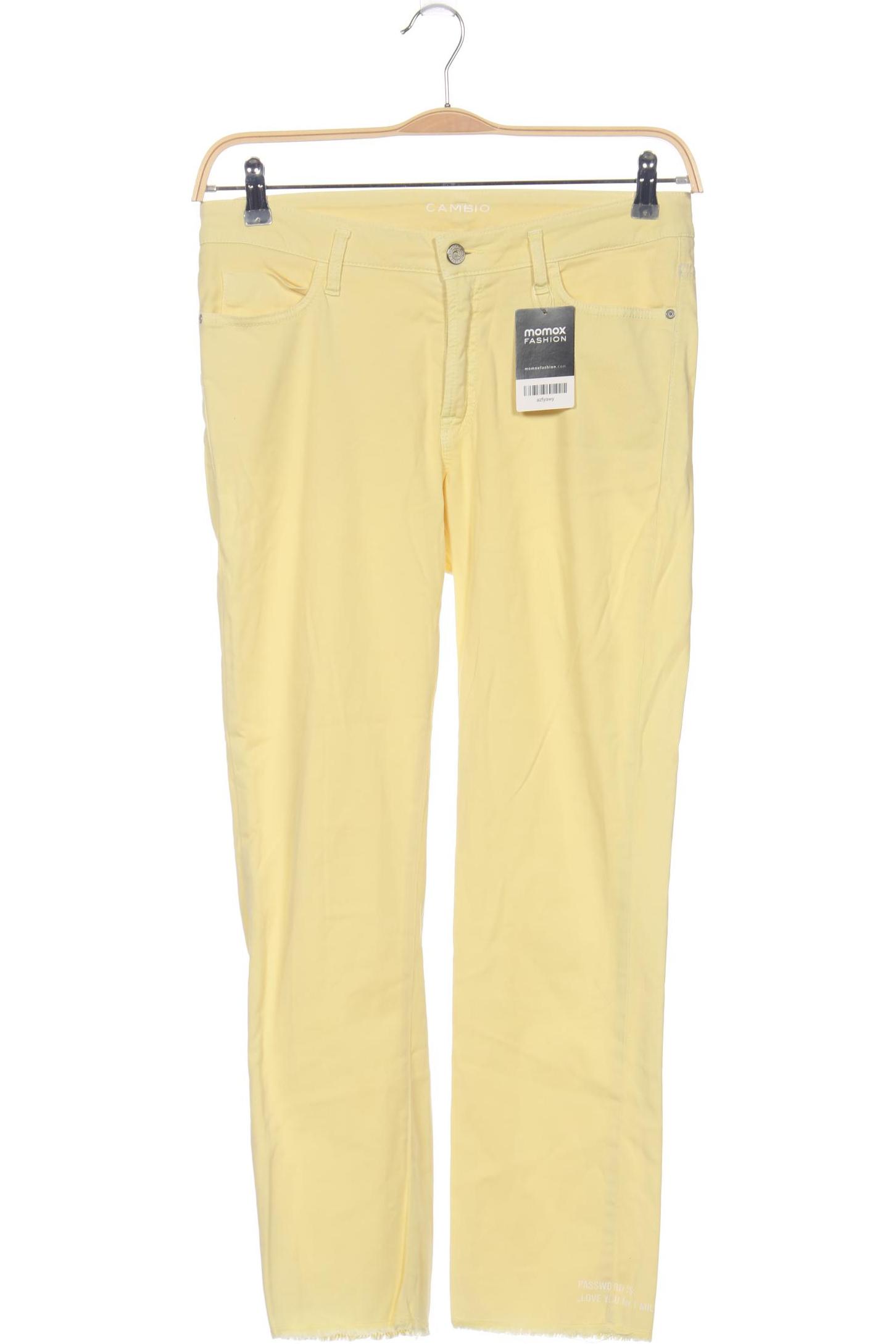 

Cambio Damen Stoffhose, gelb, Gr. 40