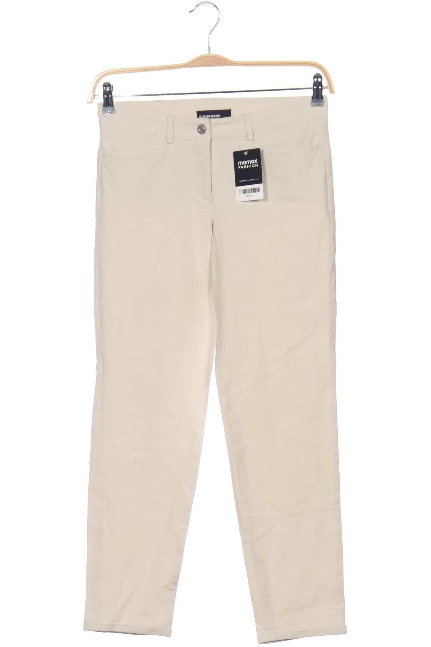 

Cambio Damen Stoffhose, cremeweiß, Gr. 30