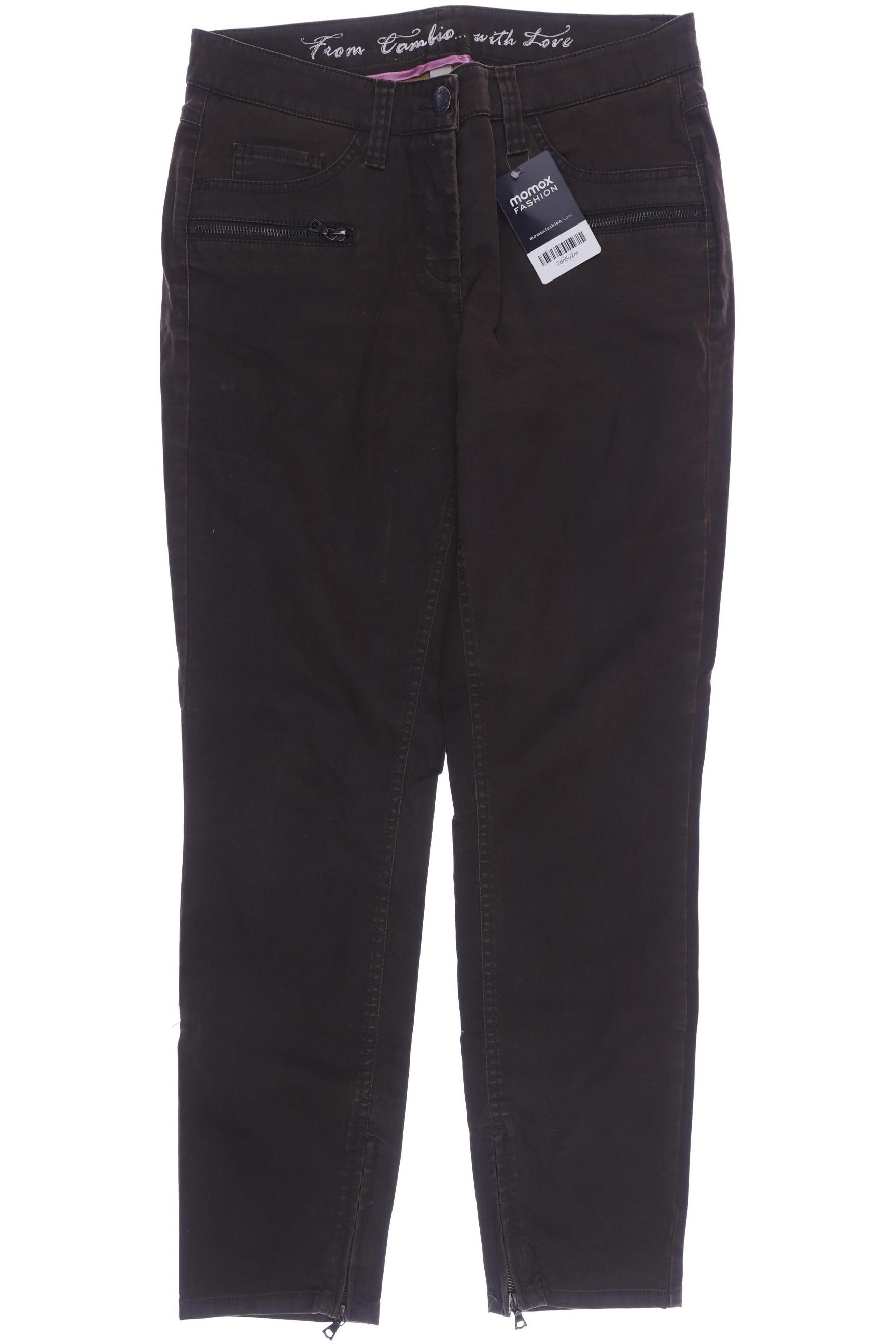 

Cambio Damen Stoffhose, braun, Gr. 38