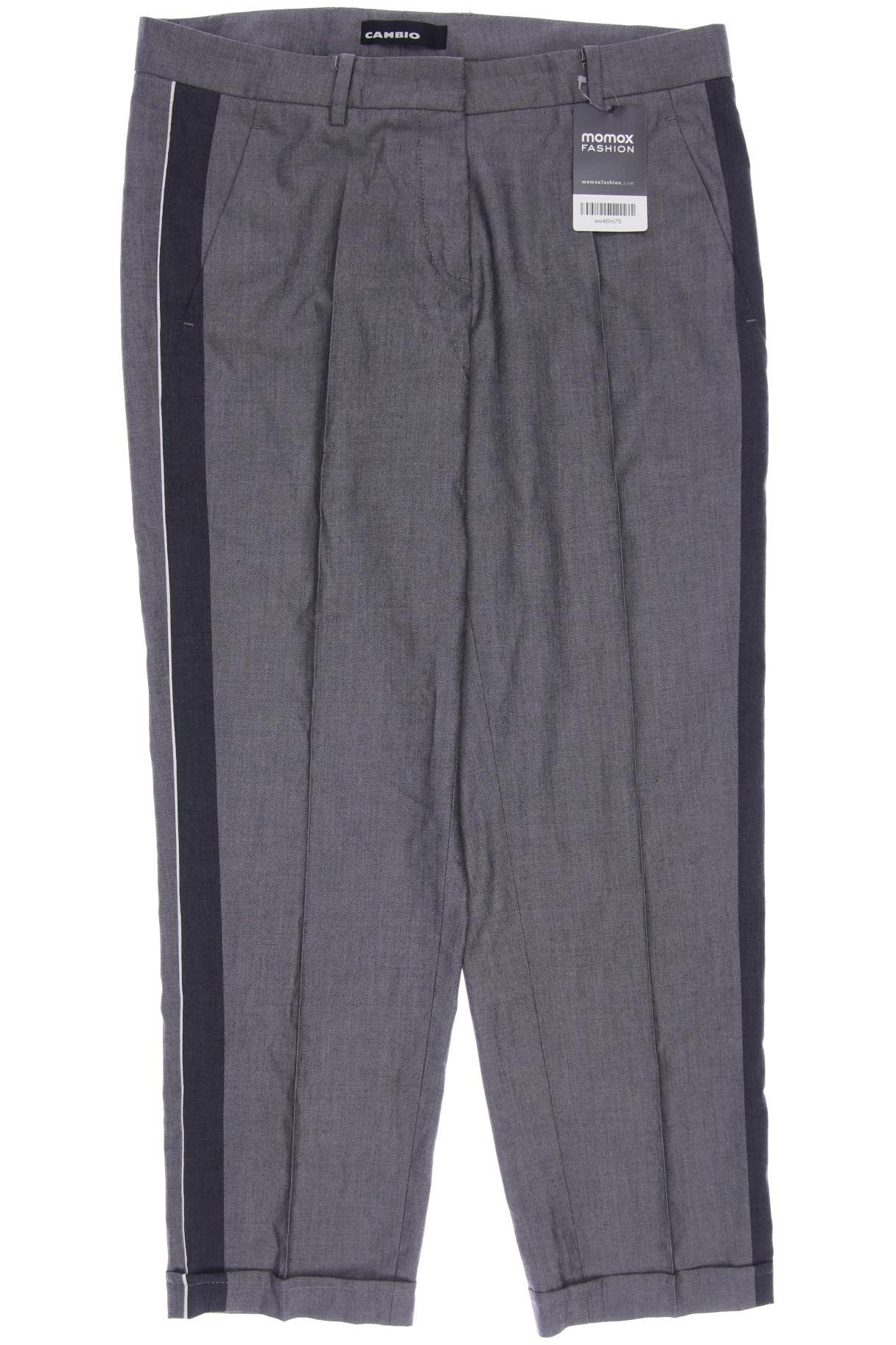 

Cambio Damen Stoffhose, grau, Gr. 32