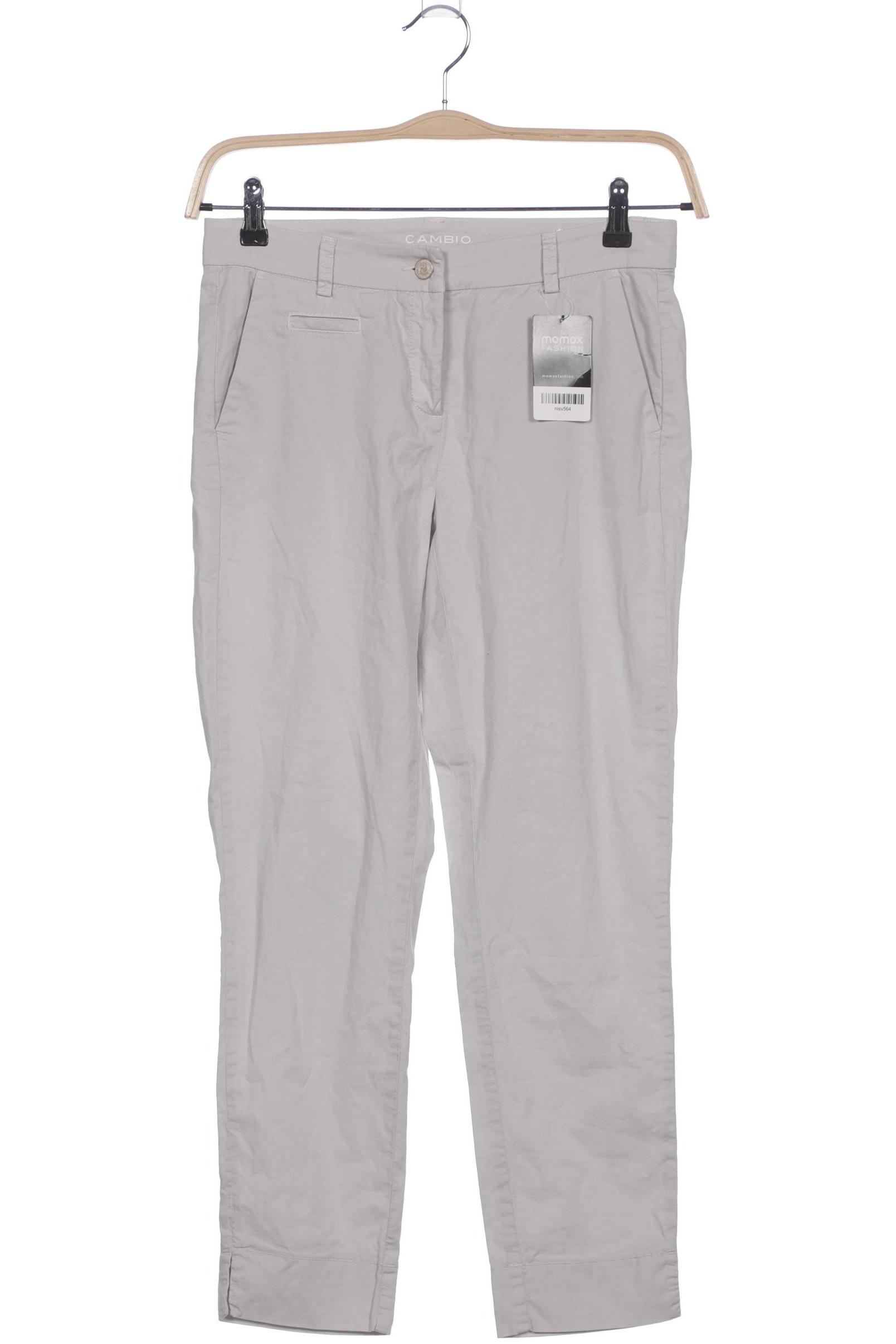

Cambio Damen Stoffhose, grau, Gr. 34